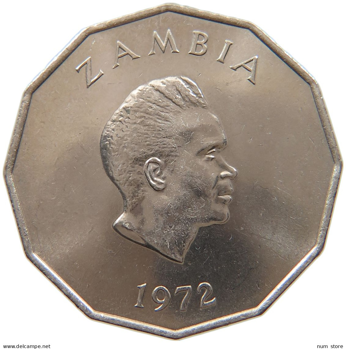 ZAMBIA 50 NGWEE 1972  #MA 066859 - Zambie