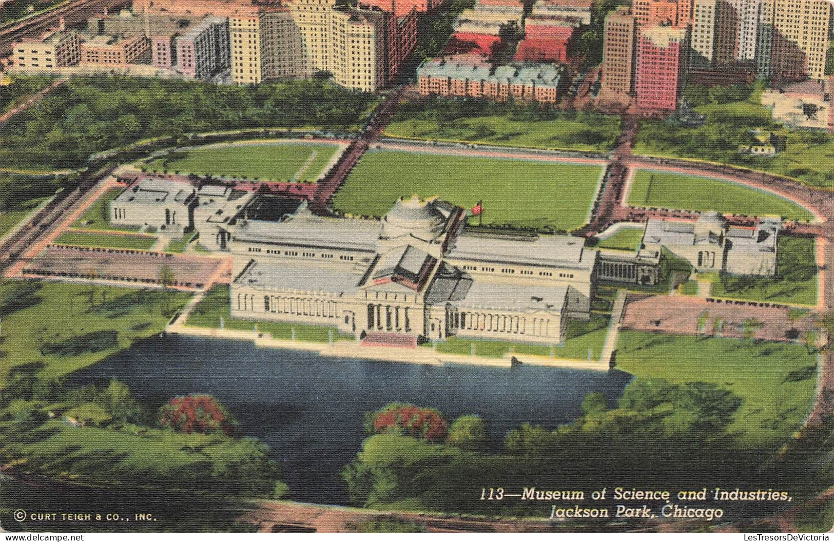 ETATS-UNIS - Chicago - Jackson Park - Museum Of Science And Industries - Colorisé - Carte Postale - Chicago