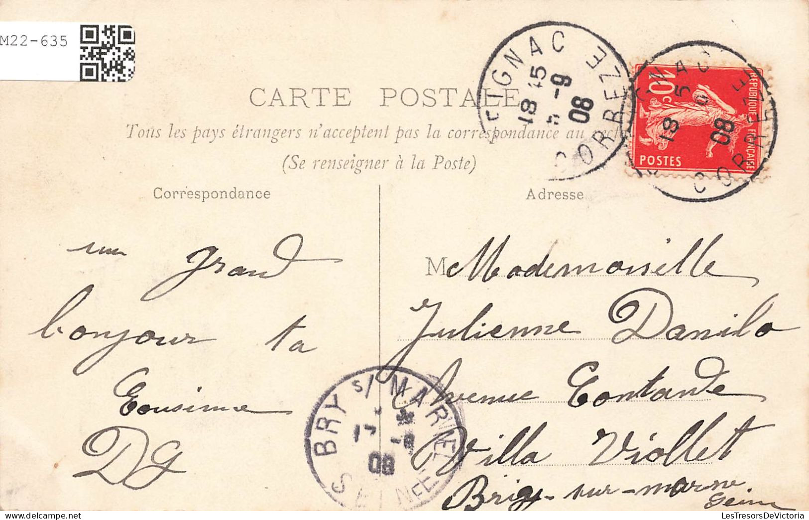 METIERS - Paysans - Gardeuse De Moutons - Carte Postale Ancienne - Landbouwers