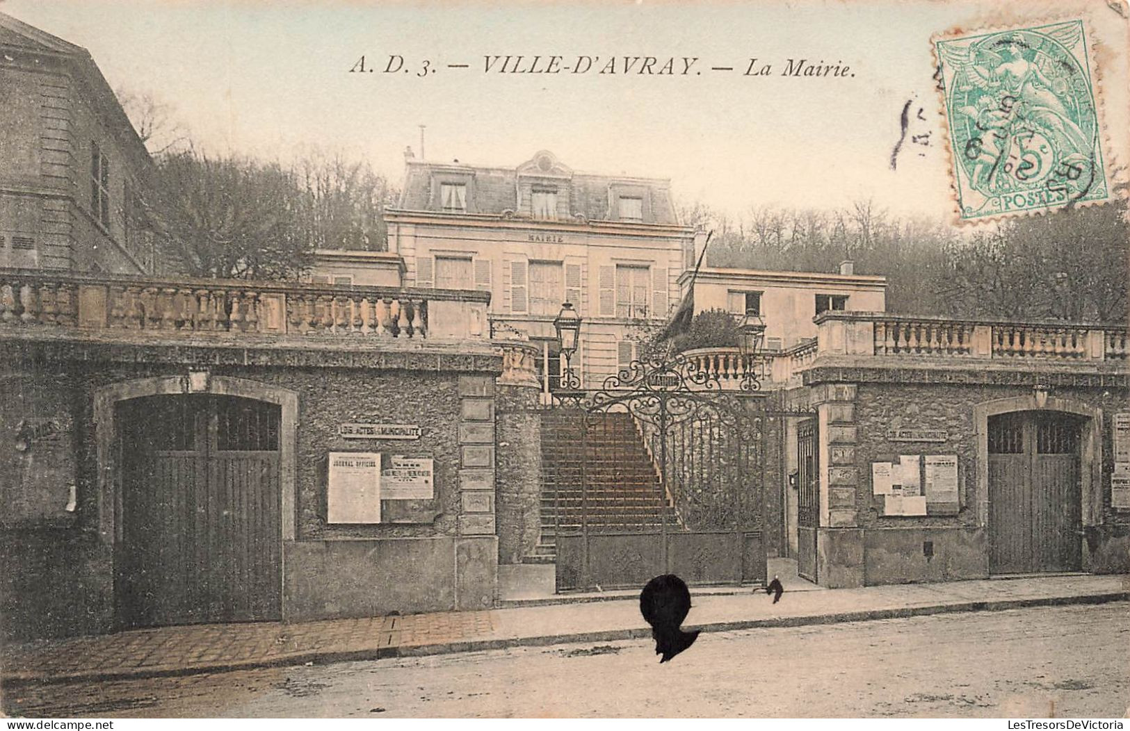 FRANCE - Ville D'Avray - La Mairie De La Ville D'Avray  - Colorisé - Carte Postale Ancienne - Ville D'Avray