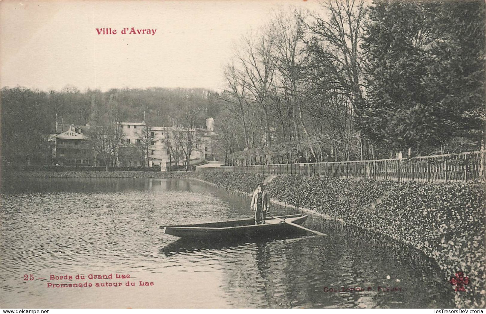 FRANCE - Ville D'Avray - Bord Du Grand Lac - Promenade Autour Du Lac - Carte Postale Ancienne - Ville D'Avray