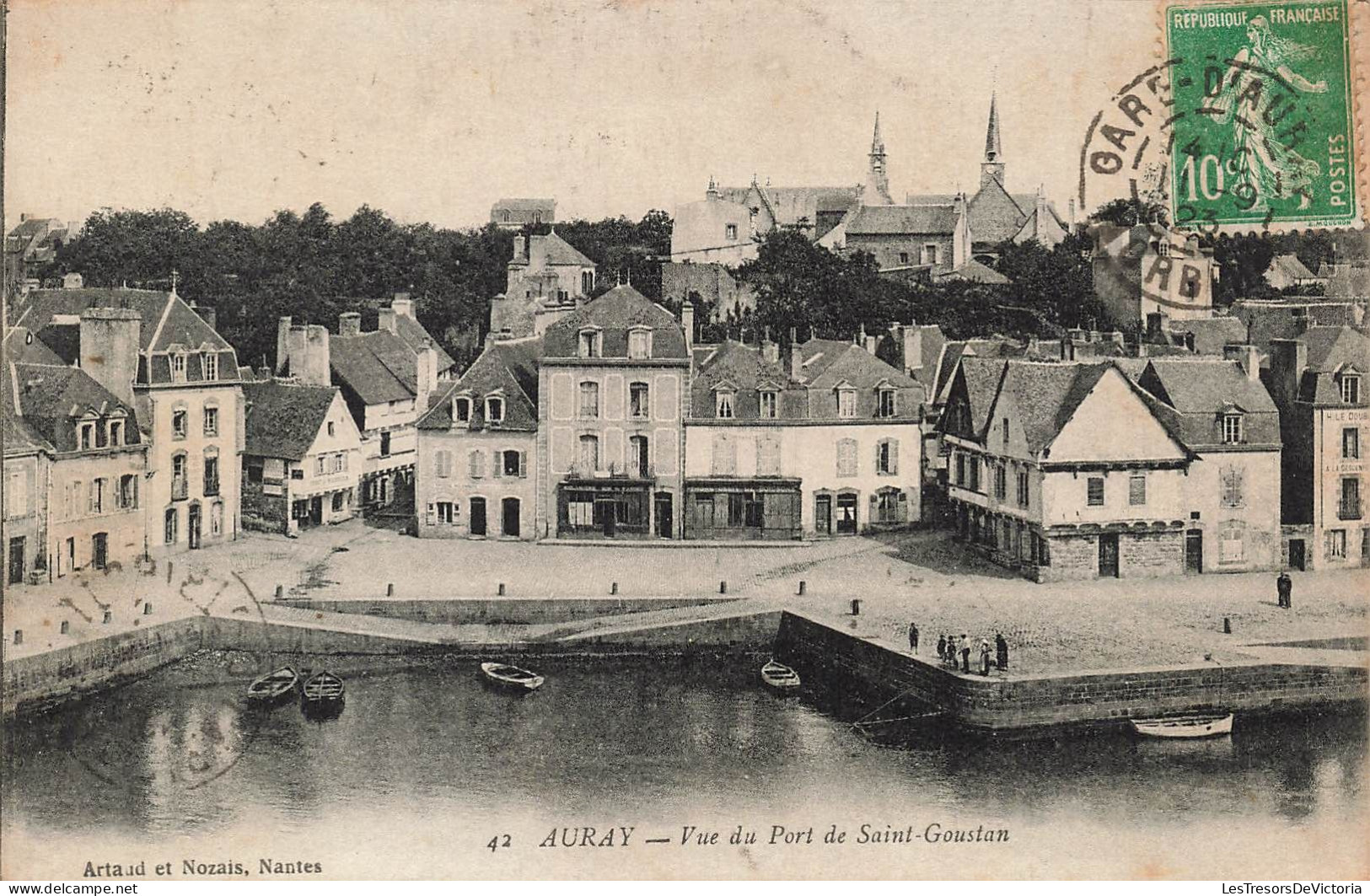 FRANCE - Auray - Vue Du Port De Saint Goustan - Carte Postale Ancienne - Auray