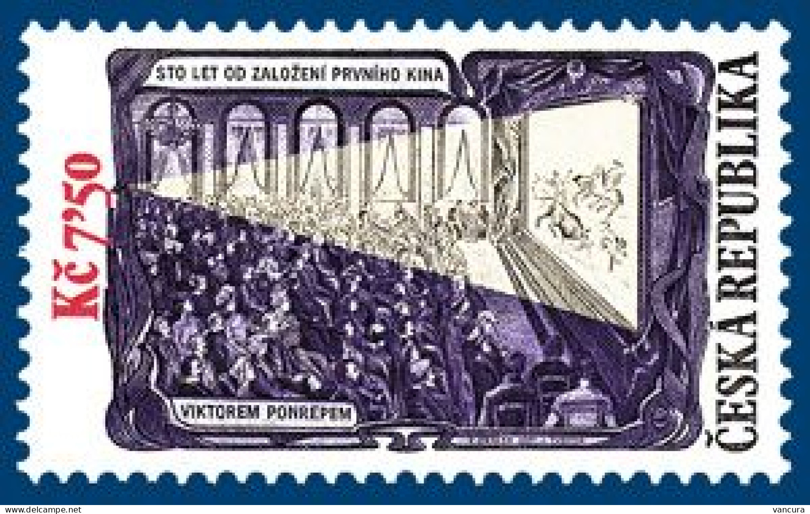 ** 524 Czech Republic First Cinema Of V. Ponrepo 2007 - Unused Stamps
