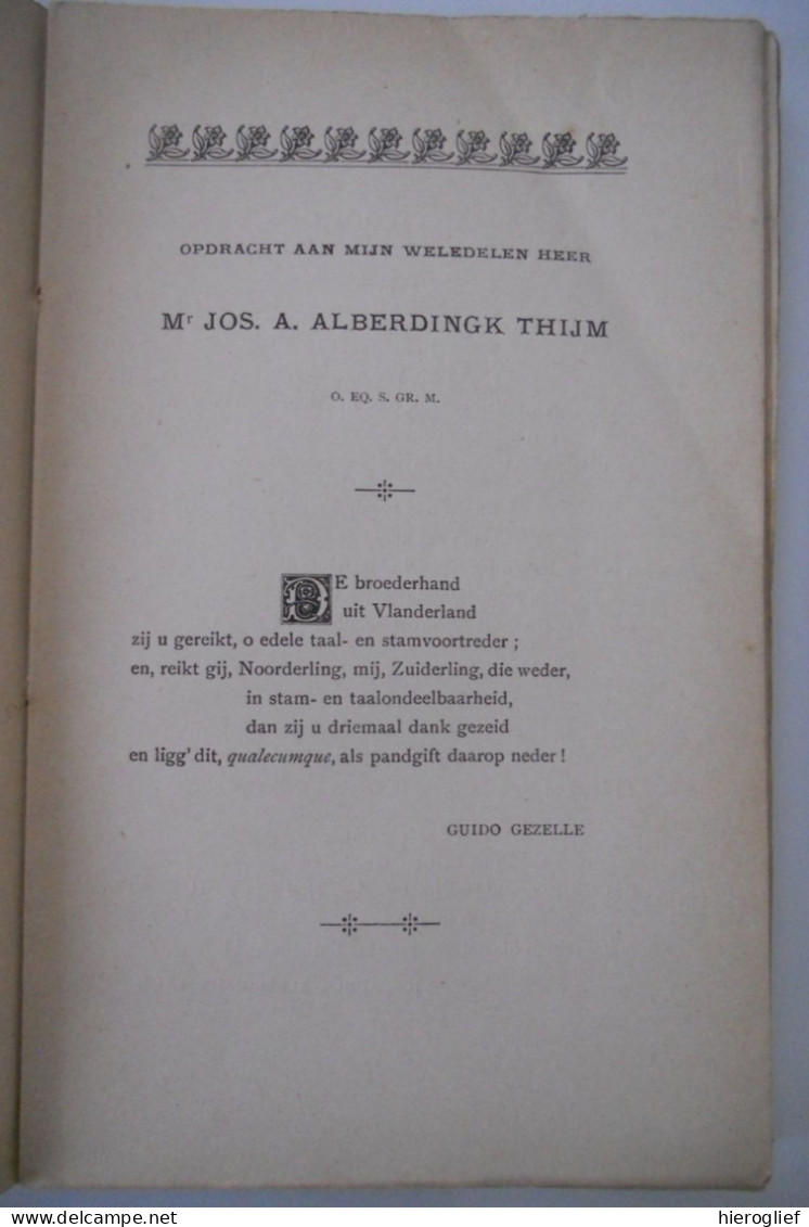 Gedichten Gezangen & Gebeden - Kleengedichtjes Door Guido Gezelle 1893 Roeselare De Meester / Brugge Kortrijk - Dichtung