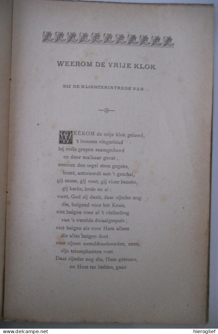 Gedichten Gezangen & Gebeden - Kleengedichtjes door Guido Gezelle 1893 Roeselare De Meester / Brugge Kortrijk