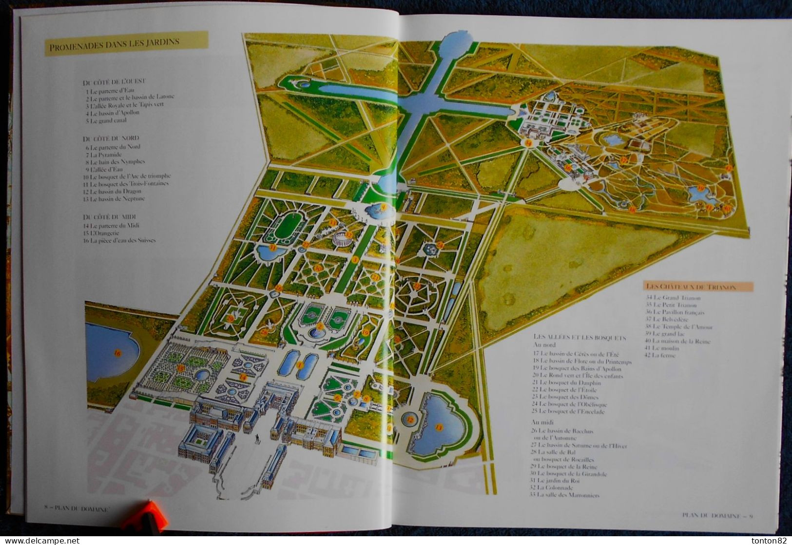 Votre Visite à VERSAILLES - Le Château -  Les Jardins - Trianon - 4 Plans Complets - 300 Illustrations - ART LYS - 2005 - Ile-de-France