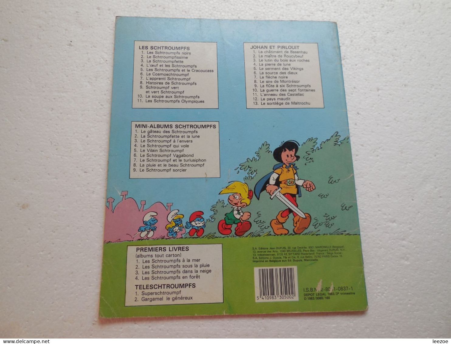 EO  1983 SMURF, Super Schtroumpf, De Smurfen...... Ref N5-1 - Schtroumpfs, Les