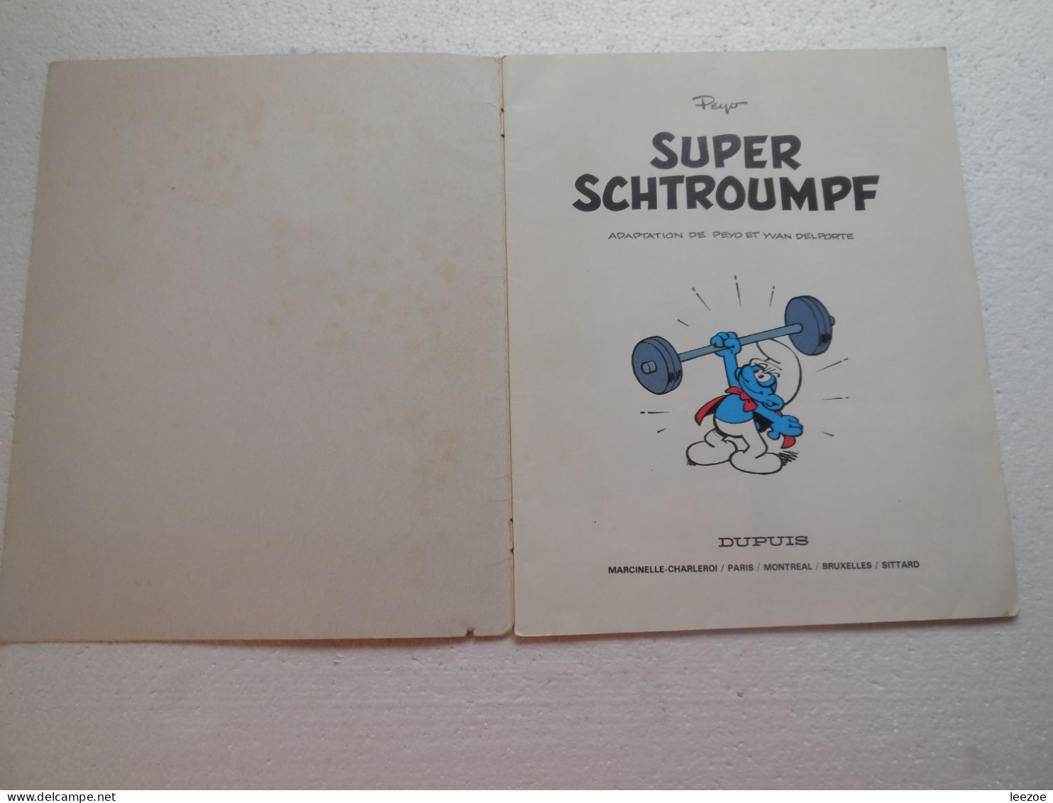 EO  1983 SMURF, Super Schtroumpf, De Smurfen...... Ref N5-1 - Schtroumpfs, Les