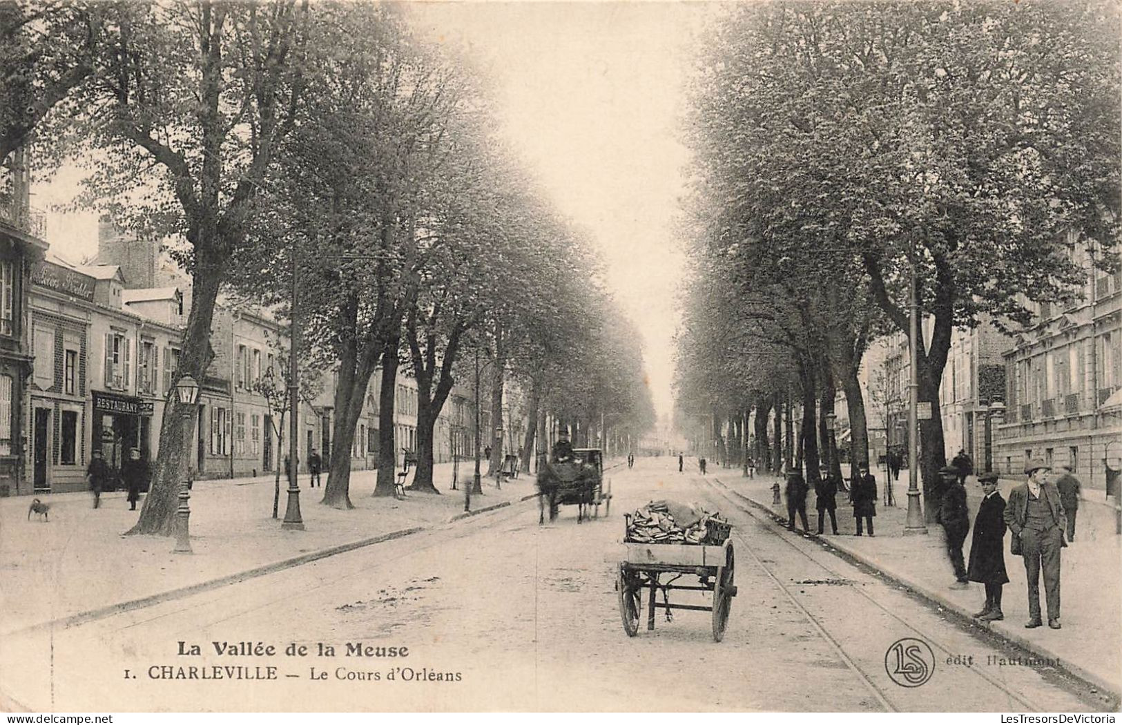 FRANCE - Charleville - Le Cours D'Orléans - La Vallée De La Meuse - Carte Postale Ancienne - Charleville