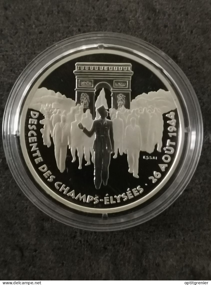 ESSAI 100 FRANCS ARGENT BE 1994 LIBERATION DE PARIS 1850 EX. / FRANCE SILVER PROOF - Essays & Proofs