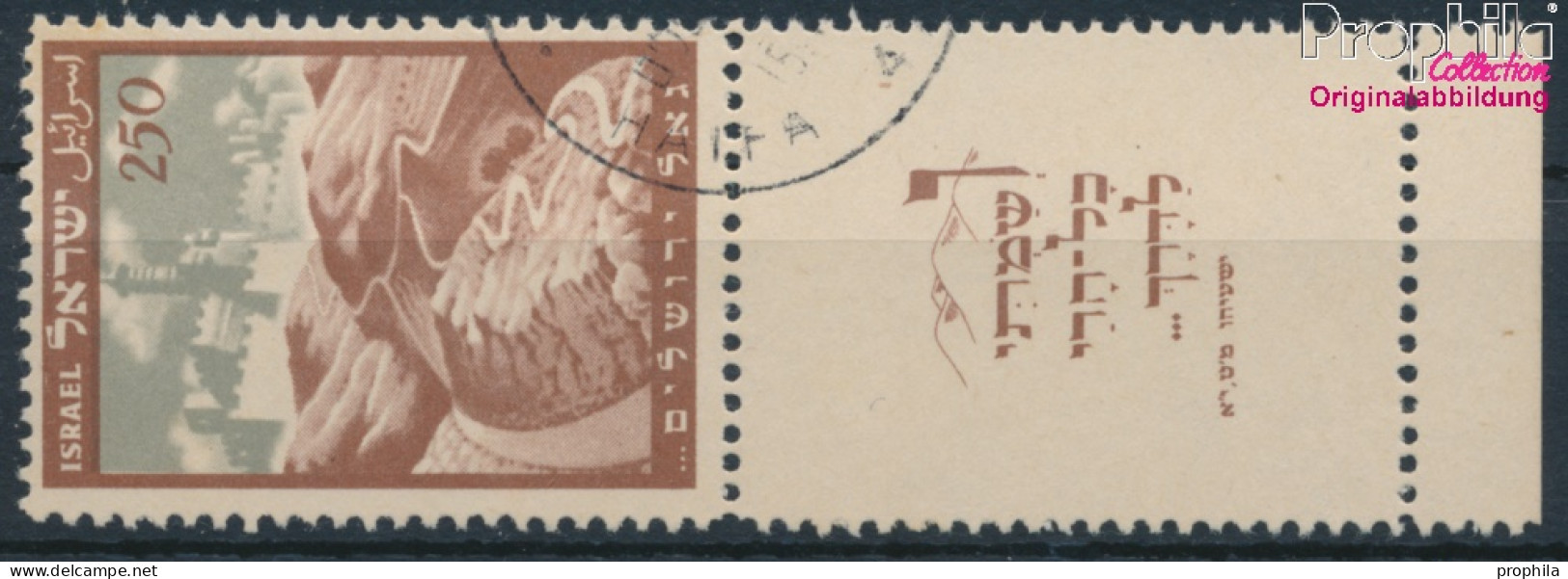 Israel 15 Mit Tab (kompl.Ausg.) Gestempelt 1949 Parlament (10256680 - Oblitérés (avec Tabs)