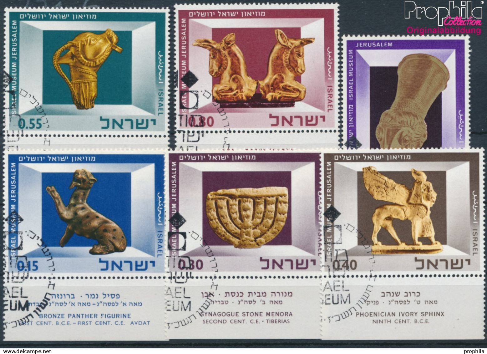 Israel 371-376 Mit Tab (kompl.Ausg.) Gestempelt 1966 Kunstgegenstände (10256626 - Used Stamps (with Tabs)