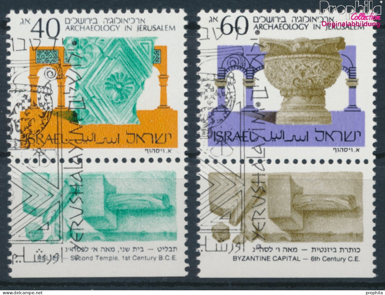 Israel 1111y-1112y I Mit Tab (kompl.Ausg.) Gestempelt 1988 Archäologie (10256606 - Used Stamps (with Tabs)