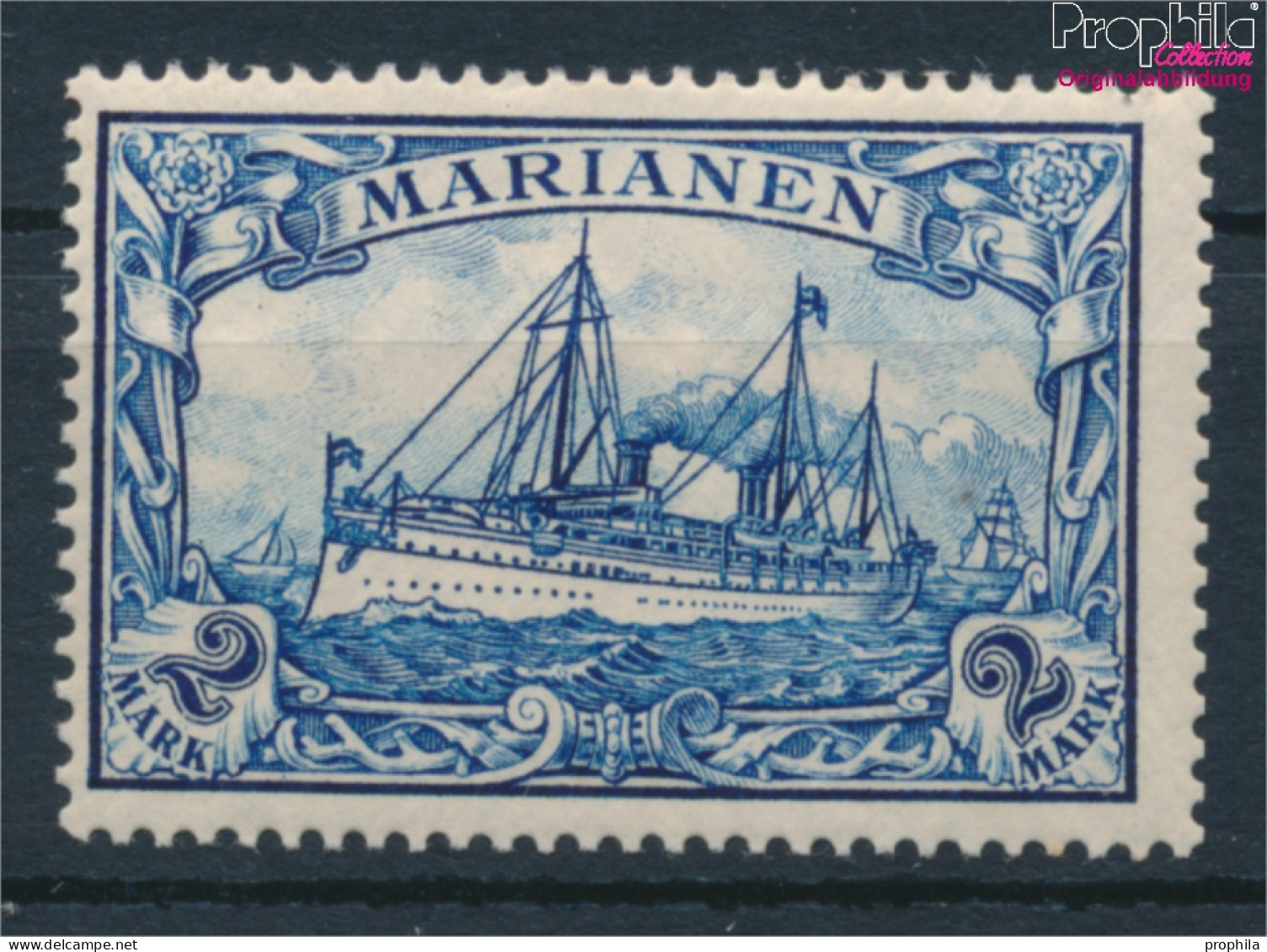 Marianen (Dt. Kolonie) 17 Mit Falz 1901 Schiff Kaiseryacht Hohenzollern (10256391 - Isole Marianne