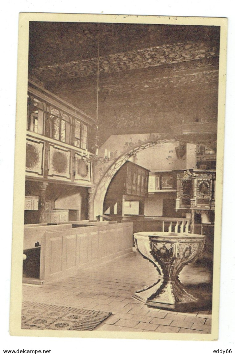 Ansichtskarte Ketzür Bei Butzow -Innenansicht Kirche Aus Dem Jahr 1922 (Bahnpoststempel 4.4.1922) - Butzow