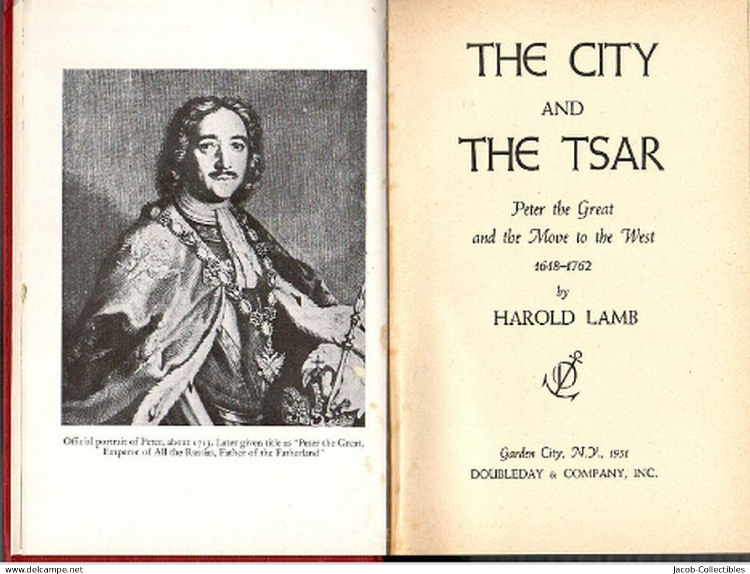 Harrold Lamb - Peter The Great Tsar Russia Pyotr Romanov Moscow History - Europa