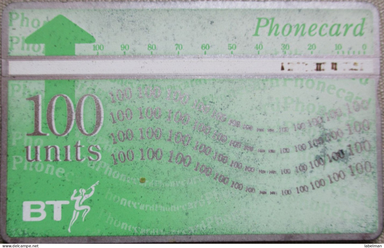 UNITED KINGDOM UK TELECARD TELEPHONE PHONE TELEFONWERTKARTE PHONECARD CARTELA CARD CARTE KARTE COLLECTOR BEZEQ 50 UNITS - BT Allgemein (Prepaid)