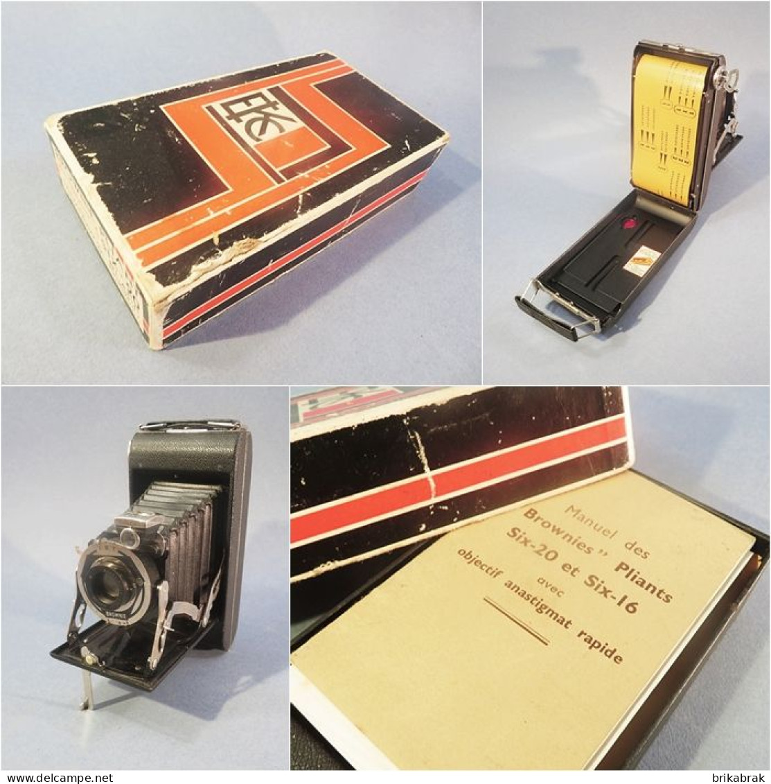 ° APPAREIL PHOTO KODAK BROWNIE PLIANT SIX-20 - Photographe Photographie - Appareils Photo