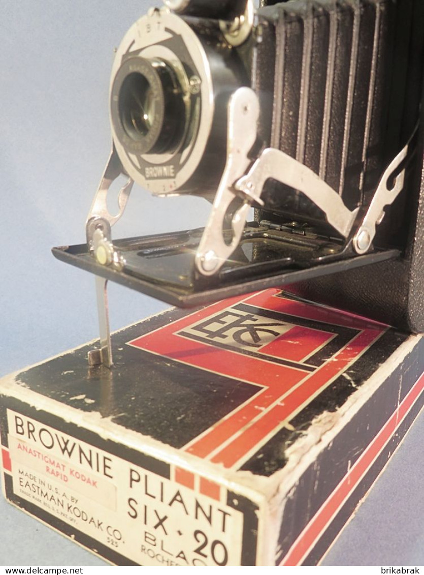 ° APPAREIL PHOTO KODAK BROWNIE PLIANT SIX-20 - Photographe Photographie