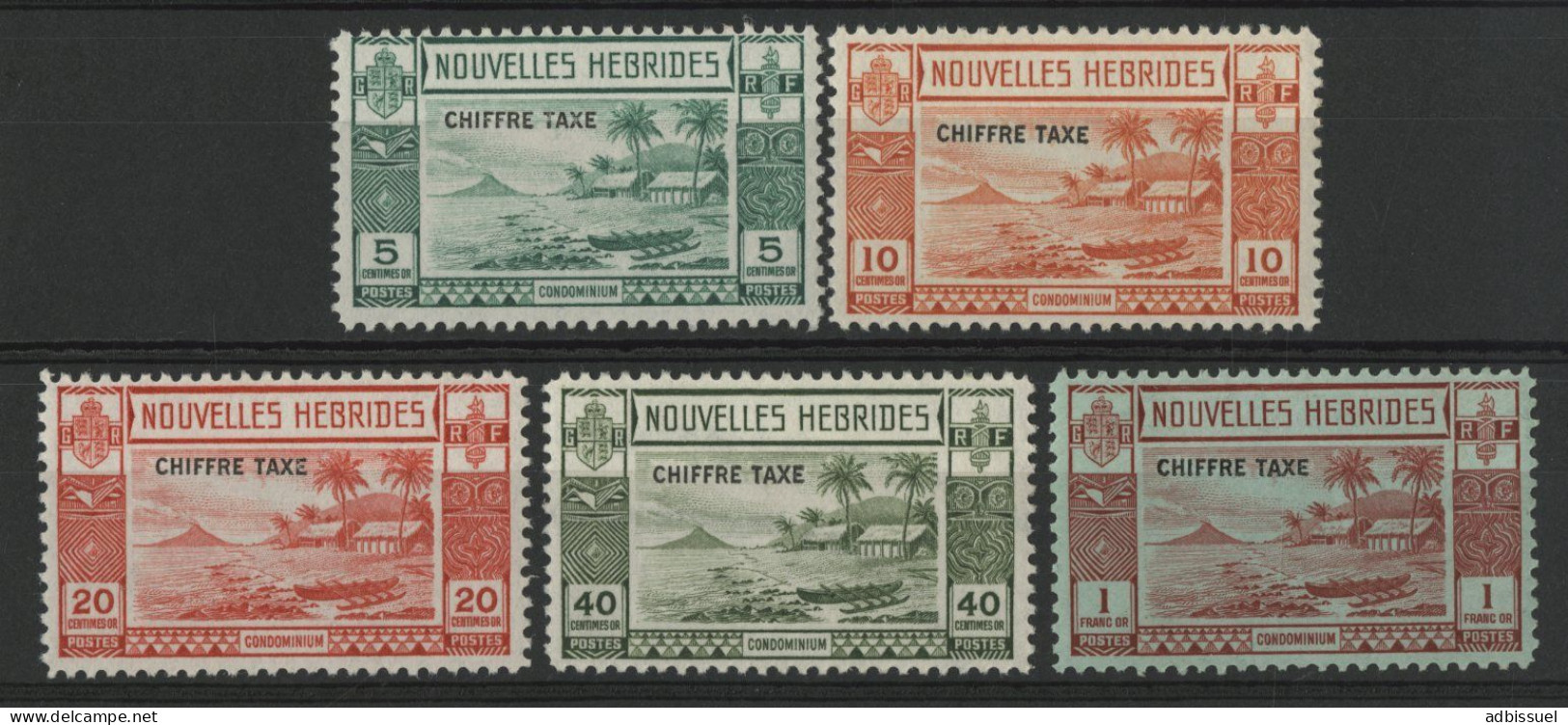 TIMBRES -TAXE N° 11 à 15 Série Complète Neuve ** (MNH) Cote 132 € TB - Unused Stamps