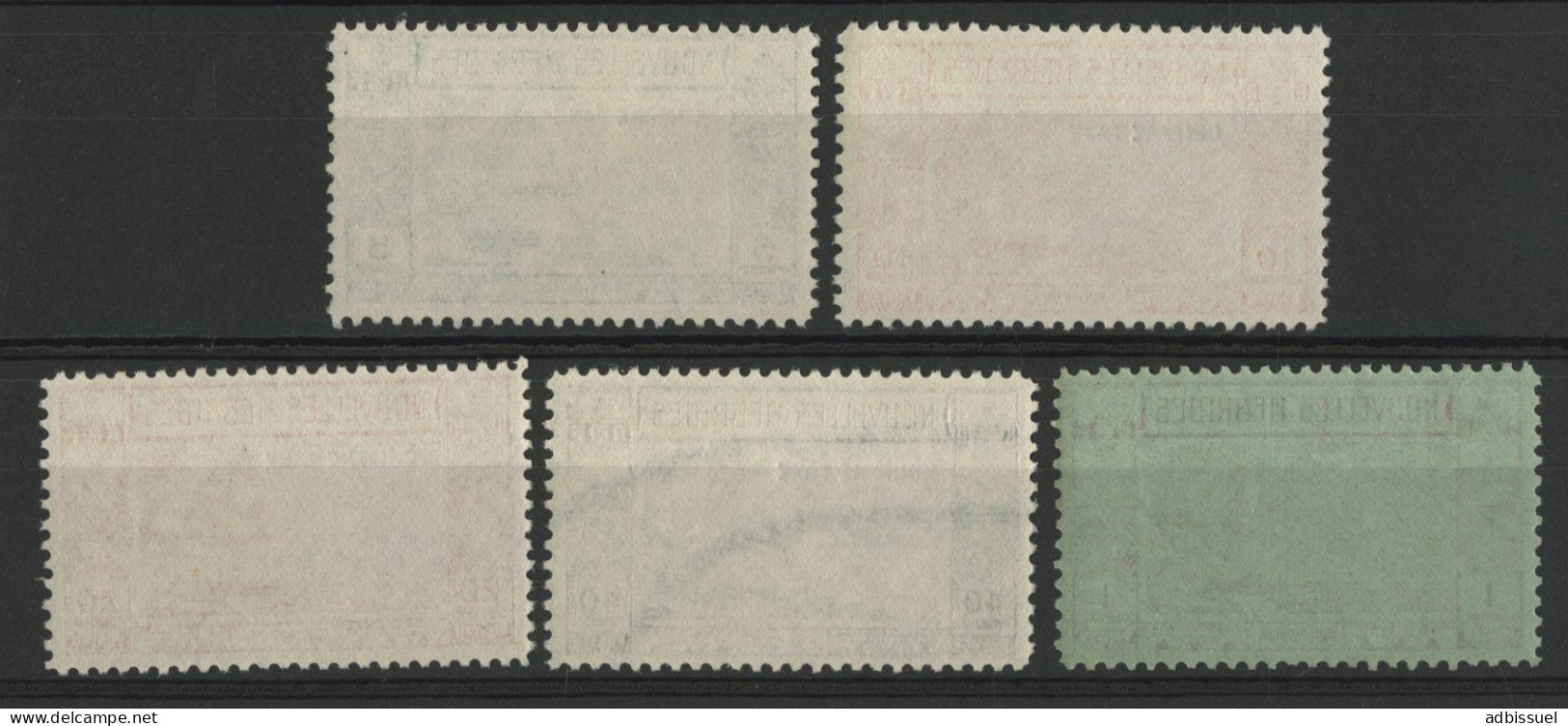 TIMBRES -TAXE N° 11 à 15 Série Complète Neuve ** (MNH) Cote 132 € TB - Ungebraucht