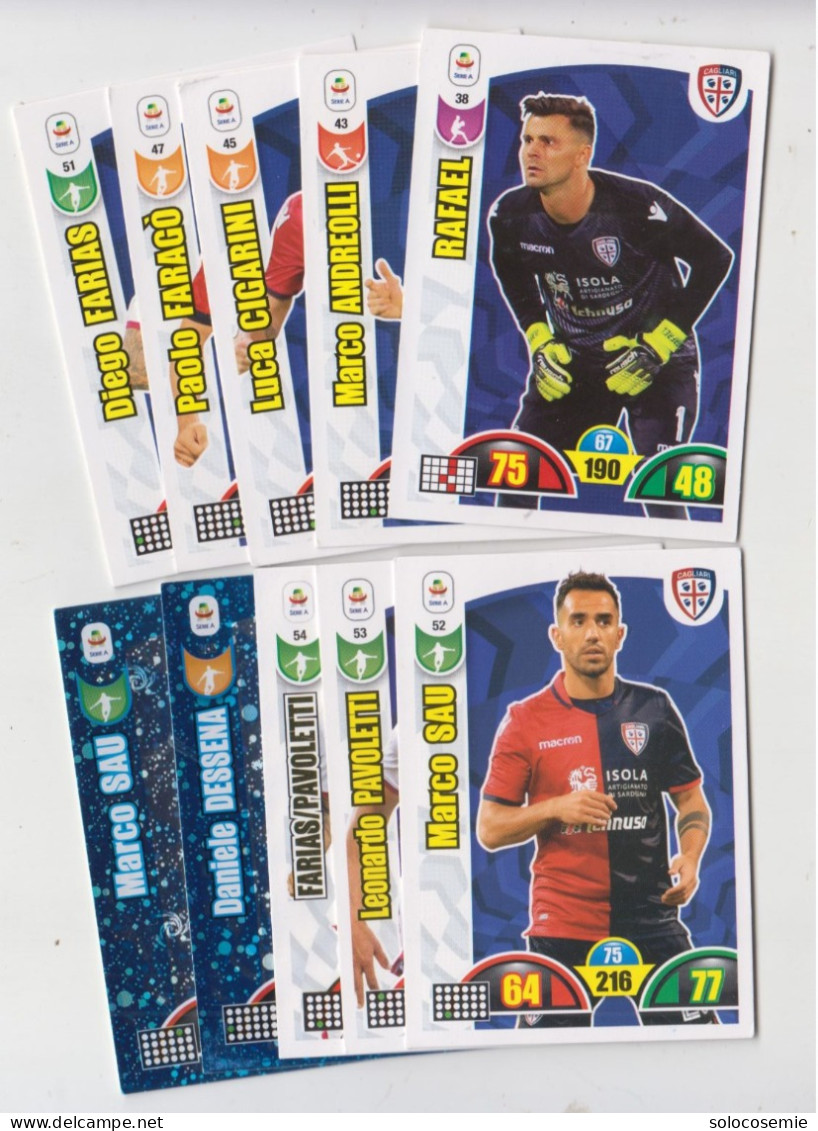 CAGLIARI 2018/2019 #  N. 10  Fig, - Figurine Calciatori  ADRENALYN Panini - Perfette Condizioni - Trading Cards