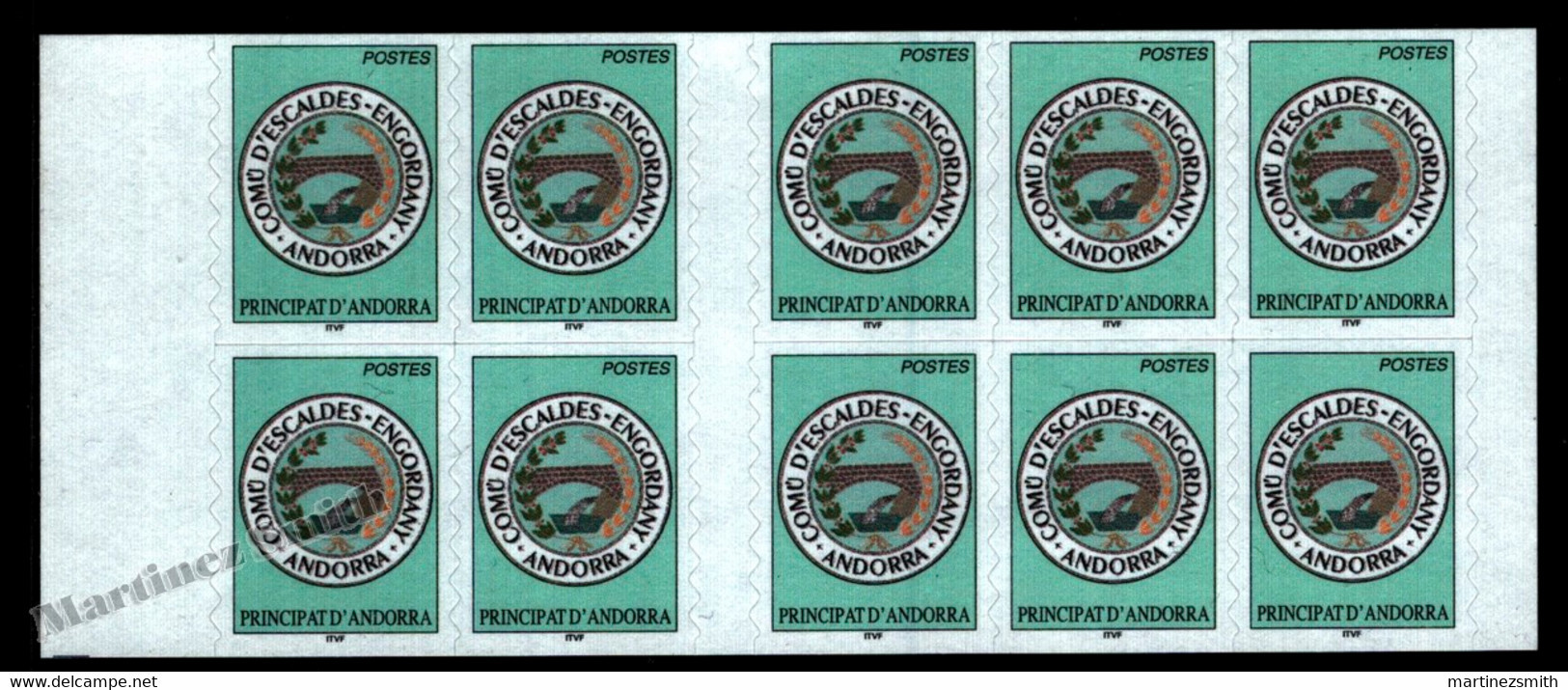 Andorre Français / French Andorra 2002 Yv. C 12, Comu D'Escaldes Coat Of Arms - MNH - Postzegelboekjes