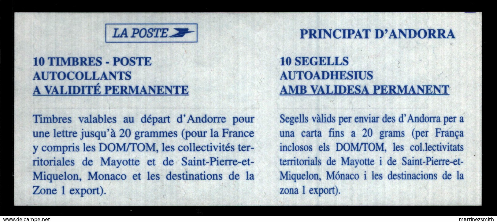 Andorre Français / French Andorra 2002 Yv. C 12, Comu D'Escaldes Coat Of Arms - MNH - Libretti