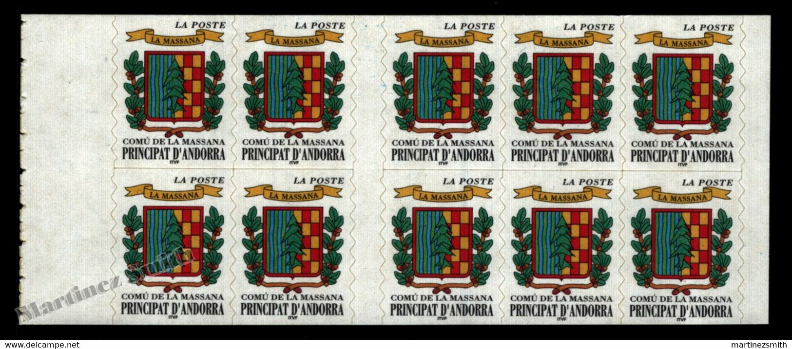 Andorre Français / French Andorra 1999 Yv. C 9, Comu De La Massana Coat Of Arms - MNH - Postzegelboekjes