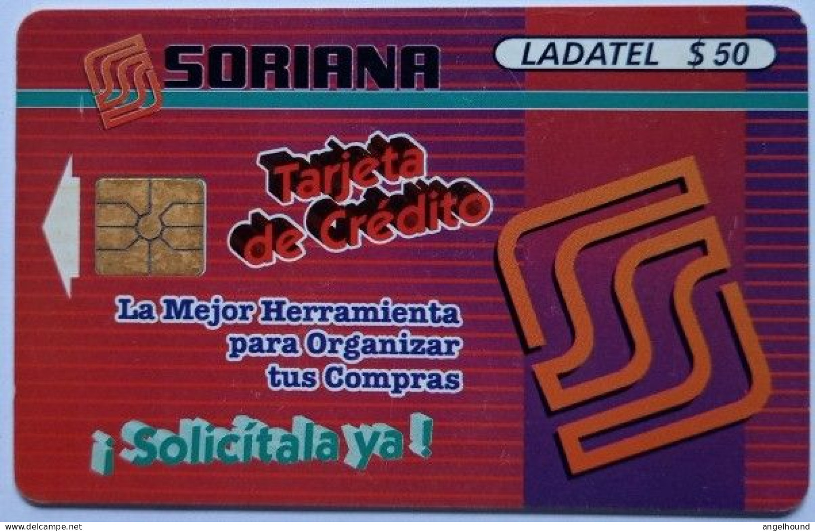 Mexico Ladaqtel $50 Chip Card - Soriana Tarjeta De Credito - Mexique