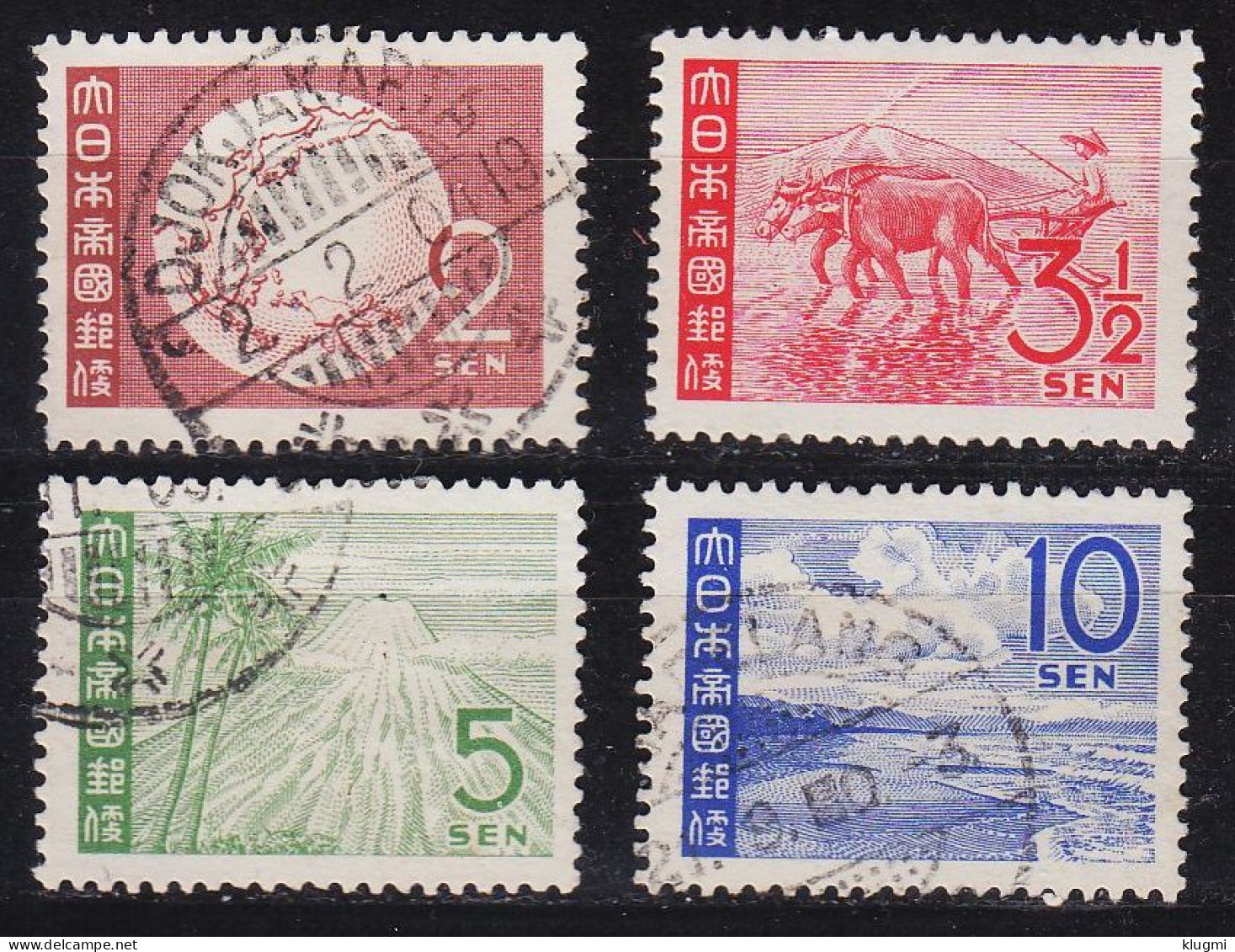 JAPAN [Besetzung Java] MiNr 0001-04 ( O/used ) - Occupazione Giapponese