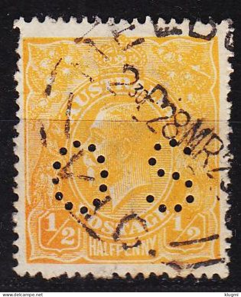 AUSTRALIEN AUSTRALIA [Dienst Lochung] MiNr 0023 ( O/used ) - Oficiales