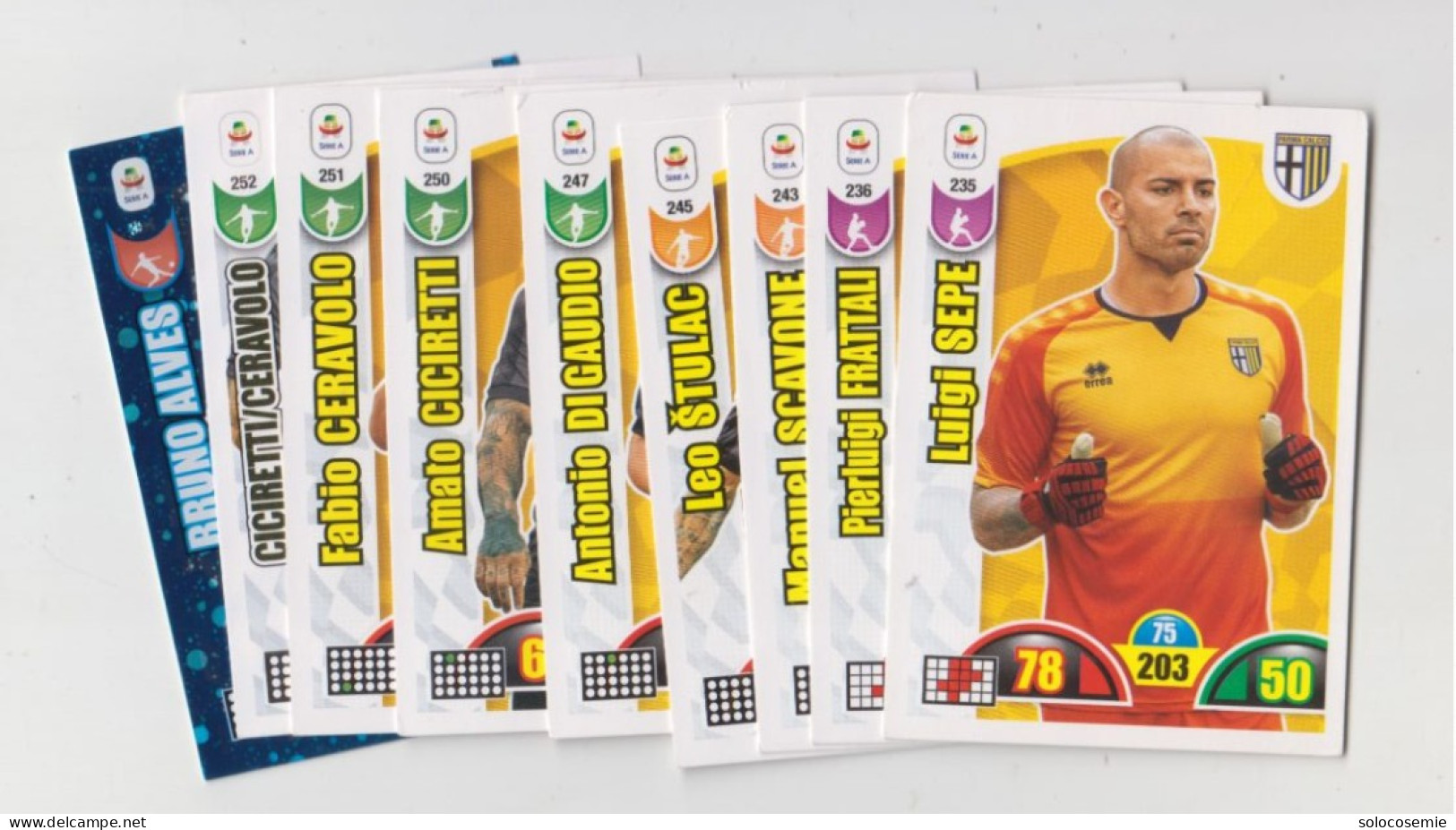 PARMA 2018/2019 #  N. 9 Fig, - Figurine Calciatori  ADRENALYN Panini - Perfette Condizioni - Trading Cards