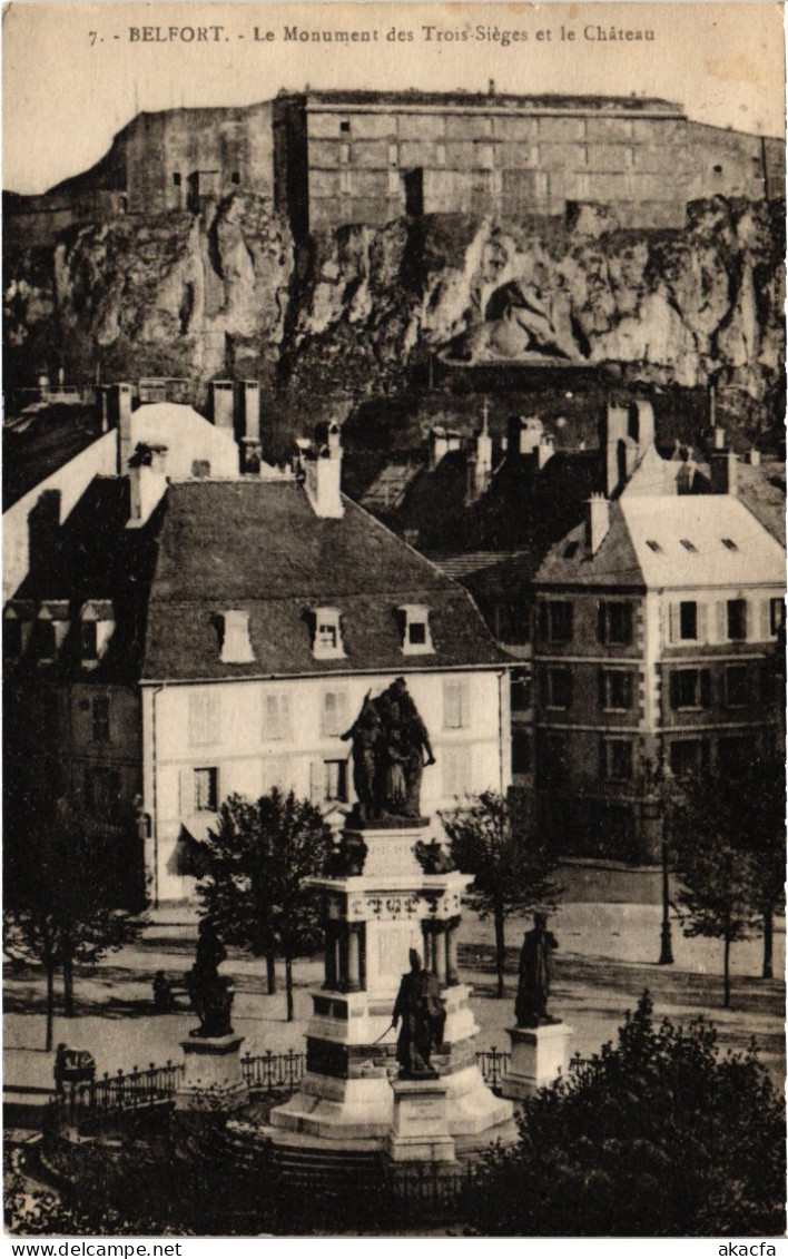 CPA Siege De Belfort Monument Des Trois (1362968) - Belfort – Siège De Belfort