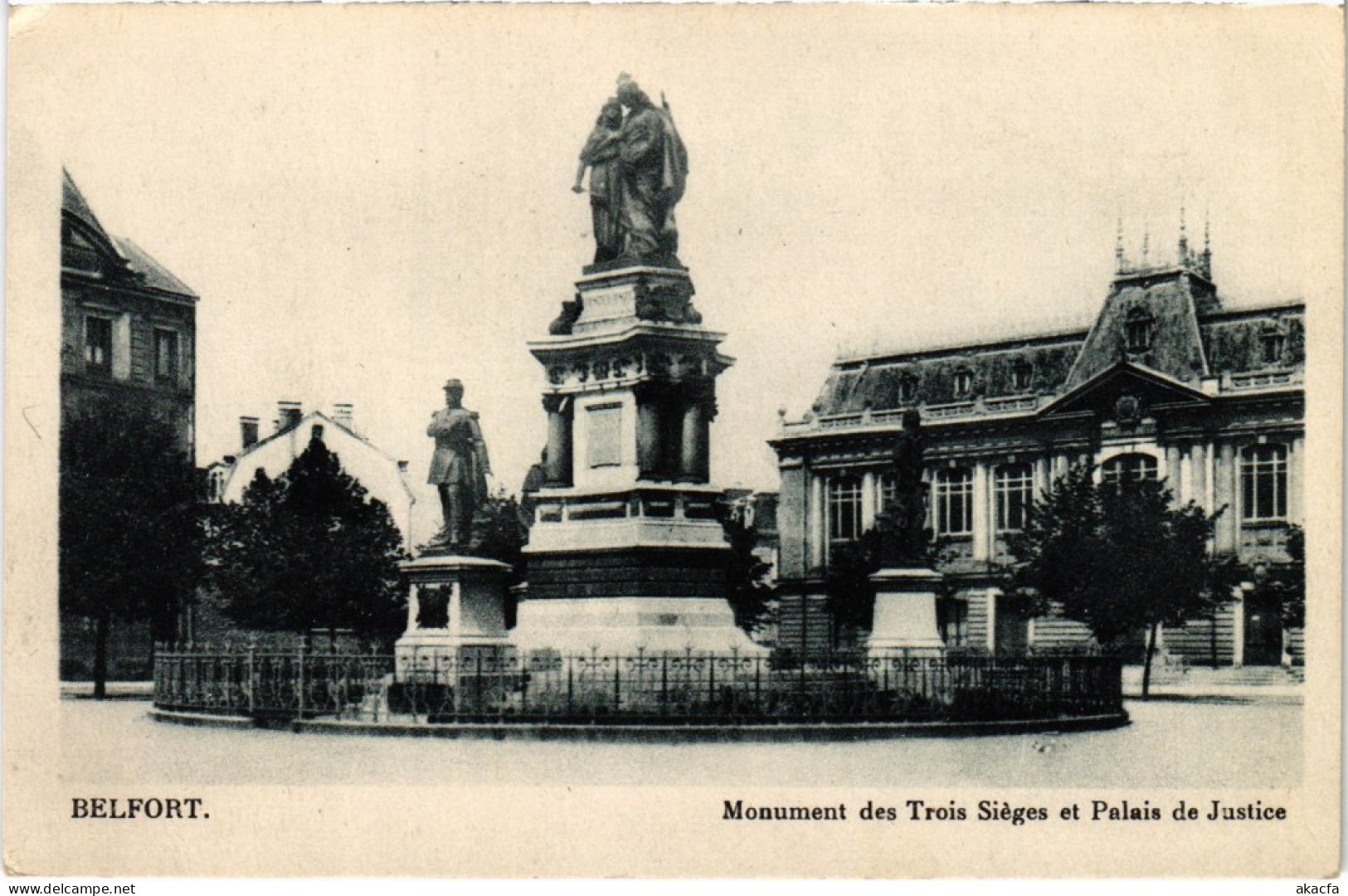 CPA Siege De Belfort Monument Des Trois (1362982) - Belfort – Siège De Belfort