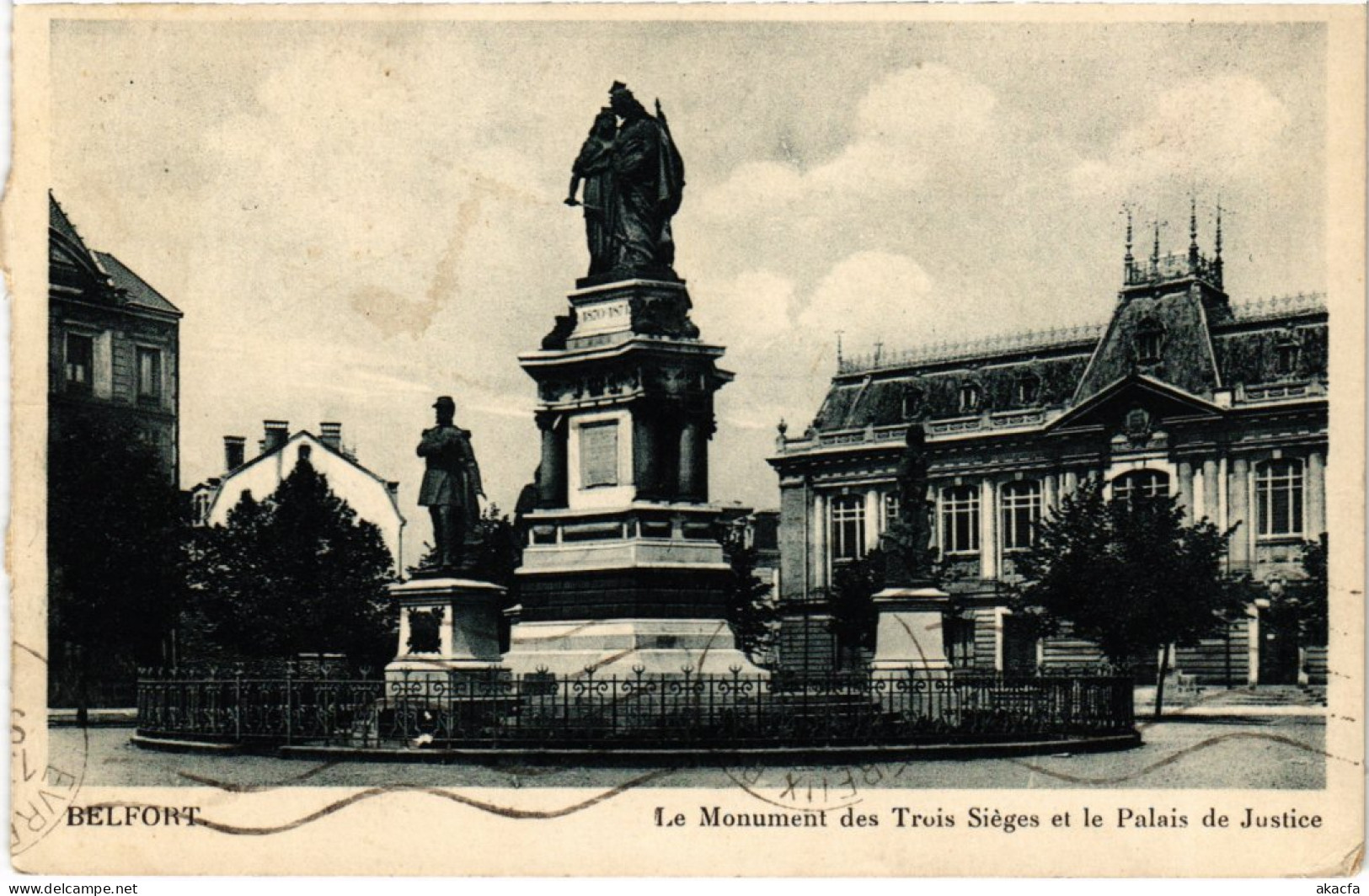 CPA Siege De Belfort Monument Des Trois (1362985) - Belfort – Siège De Belfort