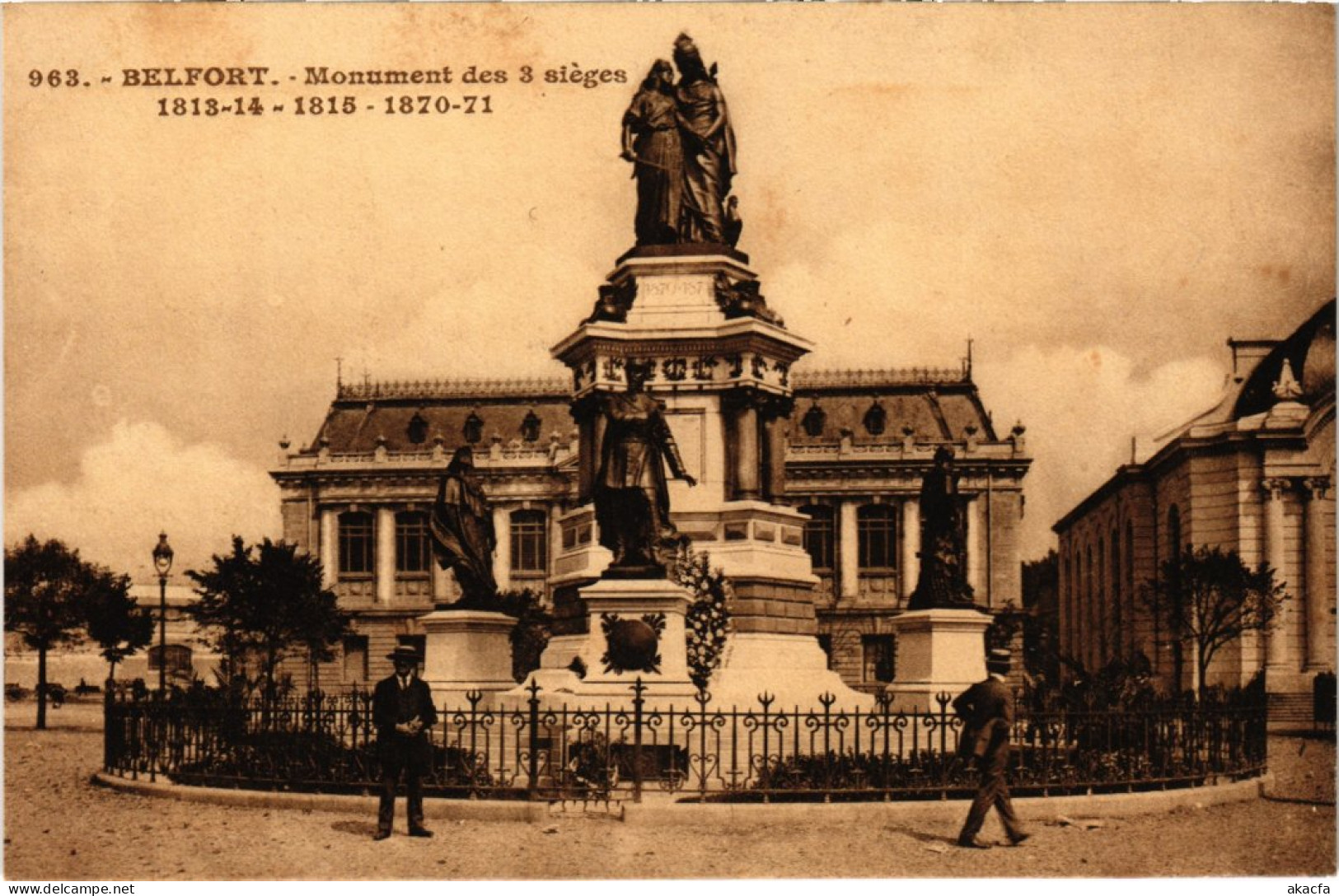 CPA Siege De Belfort Monument Des Trois (1363002) - Belfort – Siège De Belfort