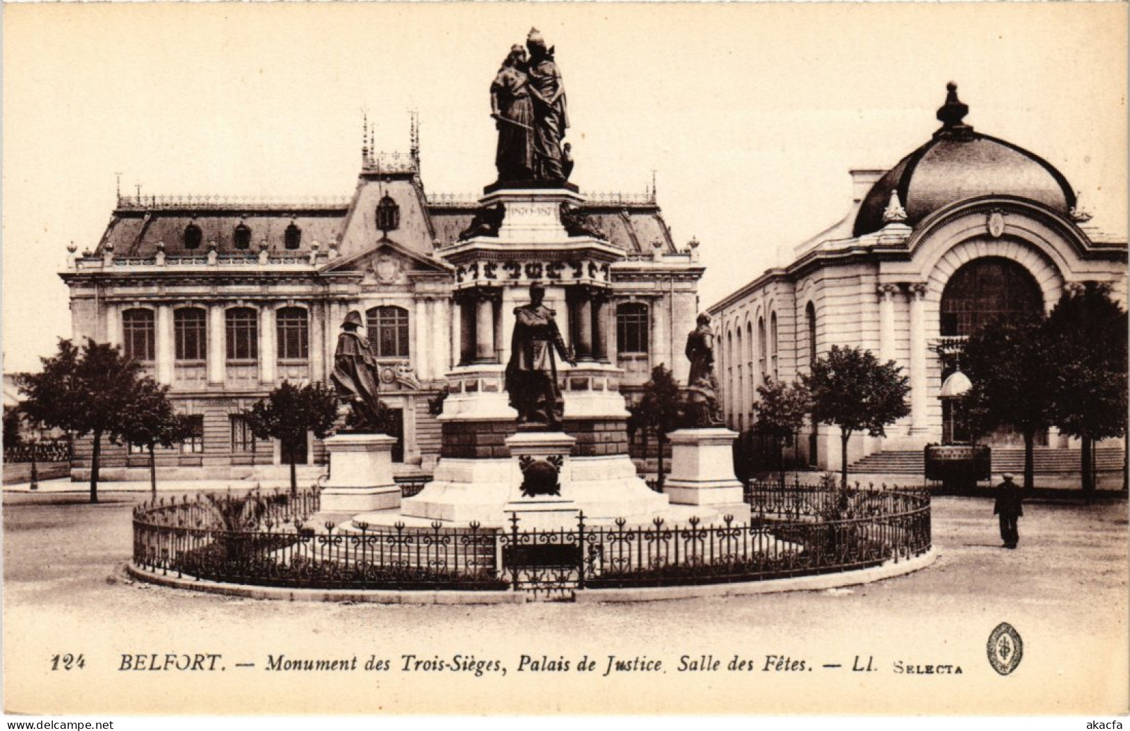 CPA Siege De Belfort Monument Des Trois (1363023) - Belfort – Siège De Belfort