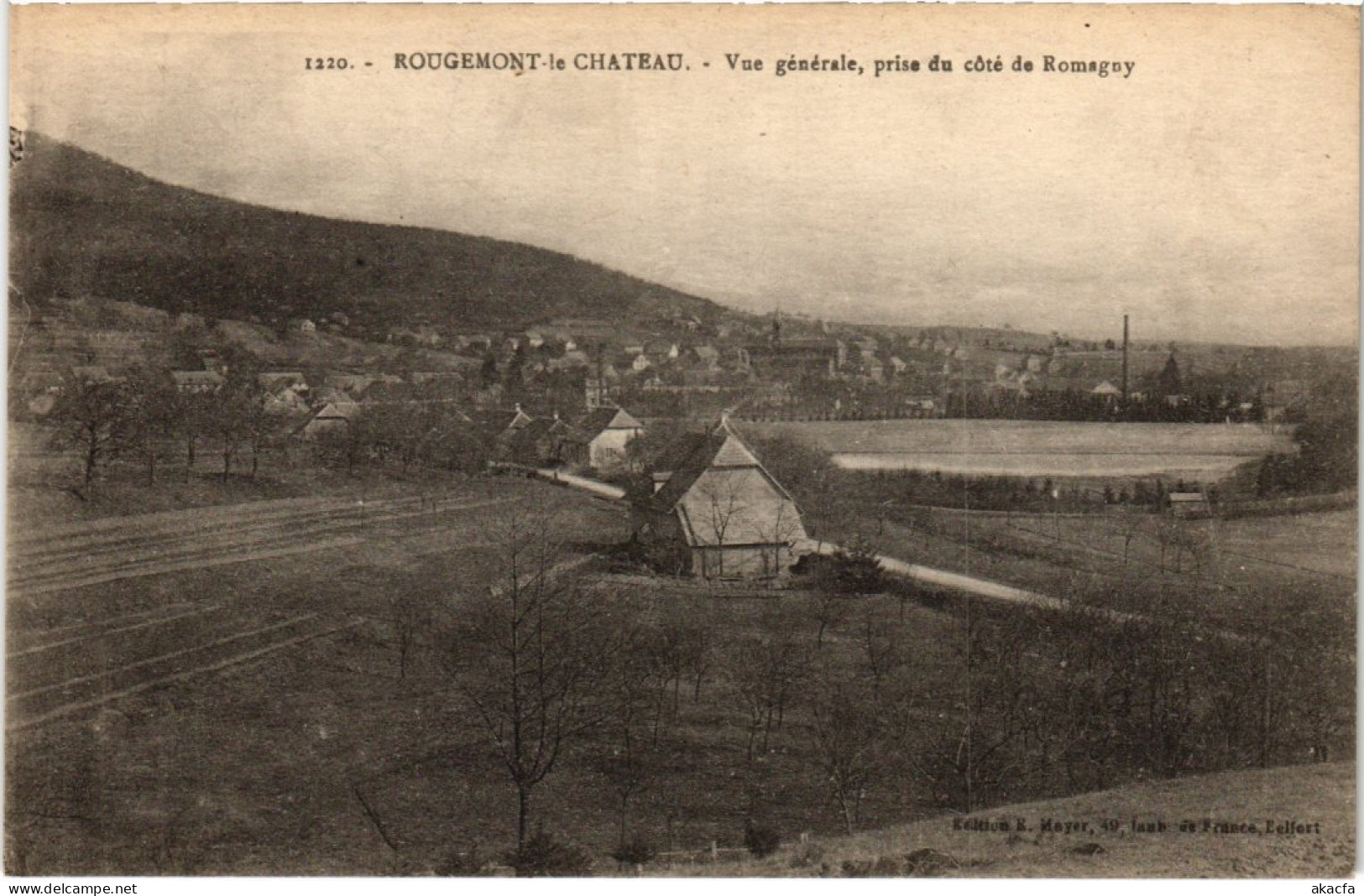 CPA Rougemont Le Chateau Vue Generale (1363052) - Rougemont-le-Château