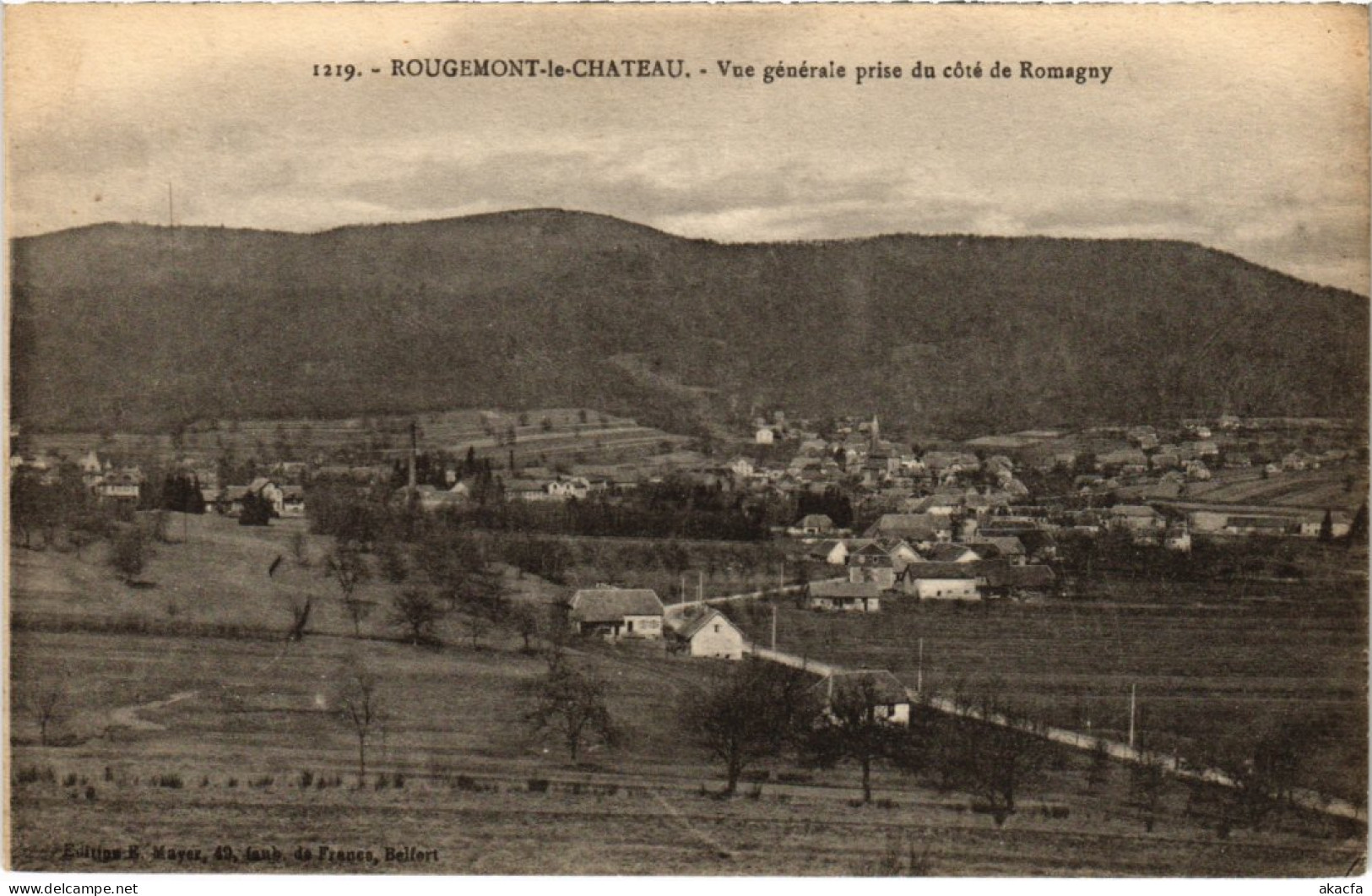 CPA Rougemont Le Chateau Vue Generale (1363057) - Rougemont-le-Château