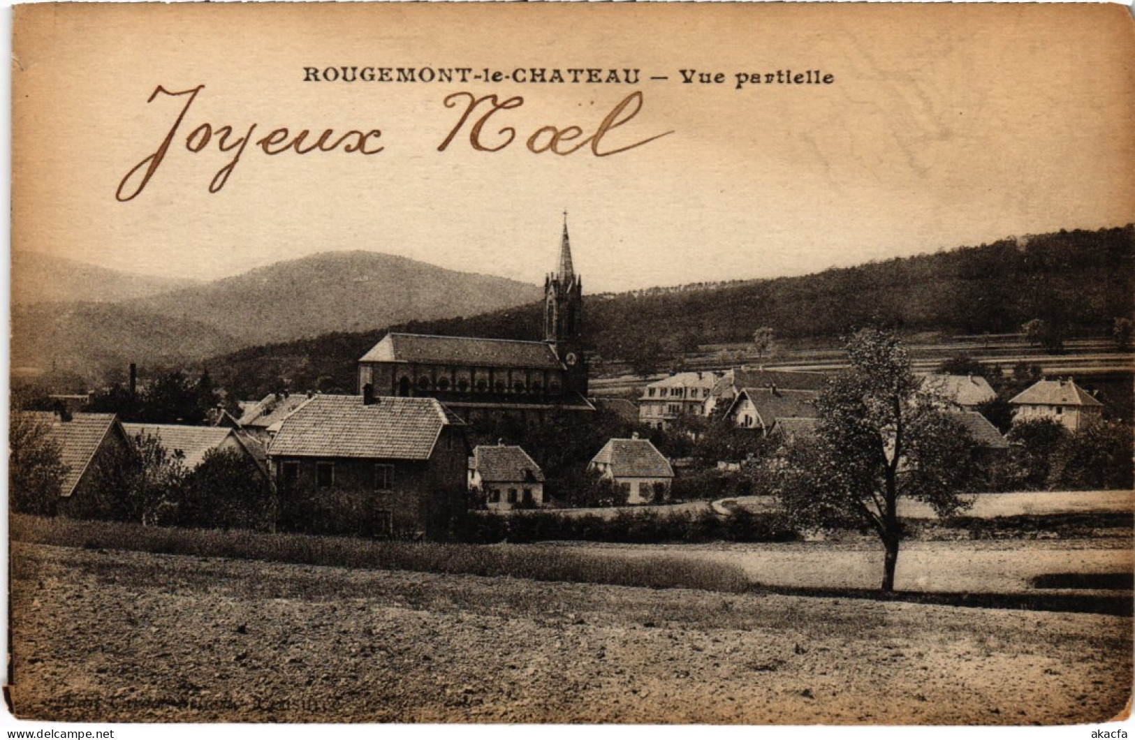 CPA Rougemont Le Chateau Vue Partielle (1363059) - Rougemont-le-Château