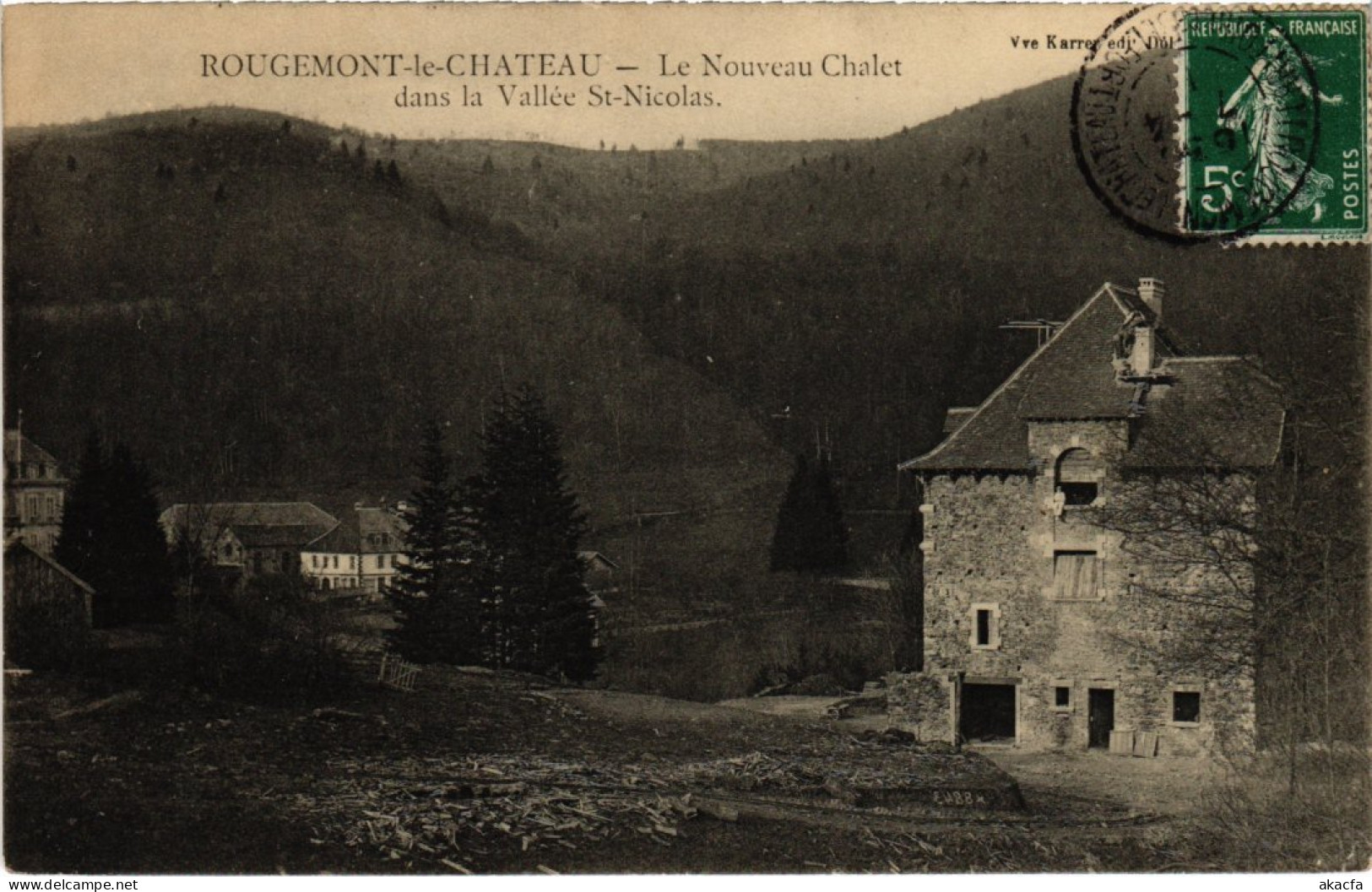 CPA Rougemont Le Chateau Nouveau Chalet (1363060) - Rougemont-le-Château