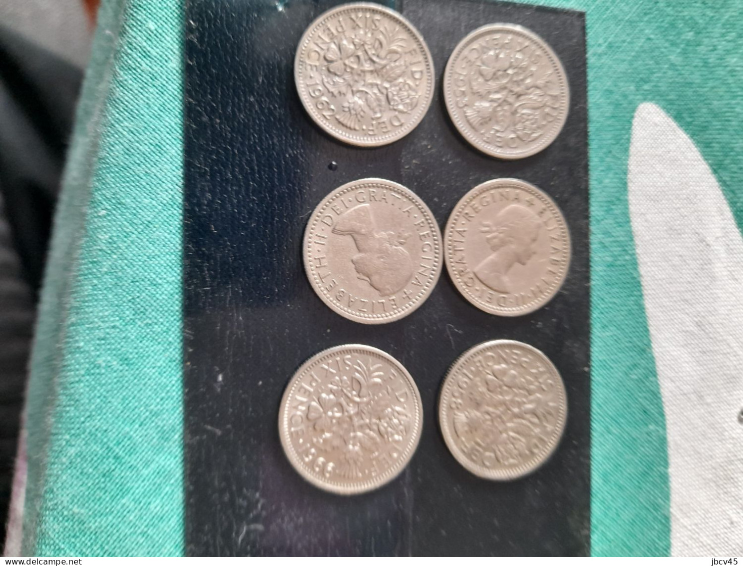 Lot De 6 Pieces De Six Pence  De 1953 A 1966 - Other & Unclassified