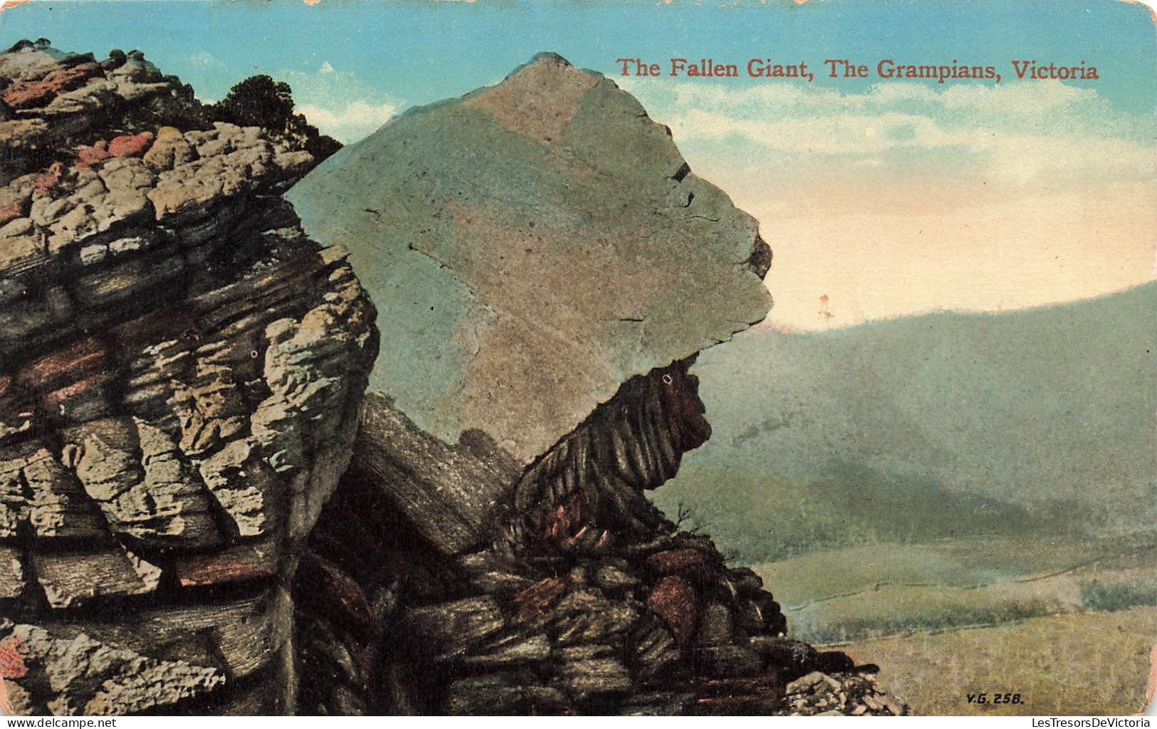 AUSTRALIE - Grampians - The Fallen Giant - Colorisé - Carte Postale Ancienne - Grampians