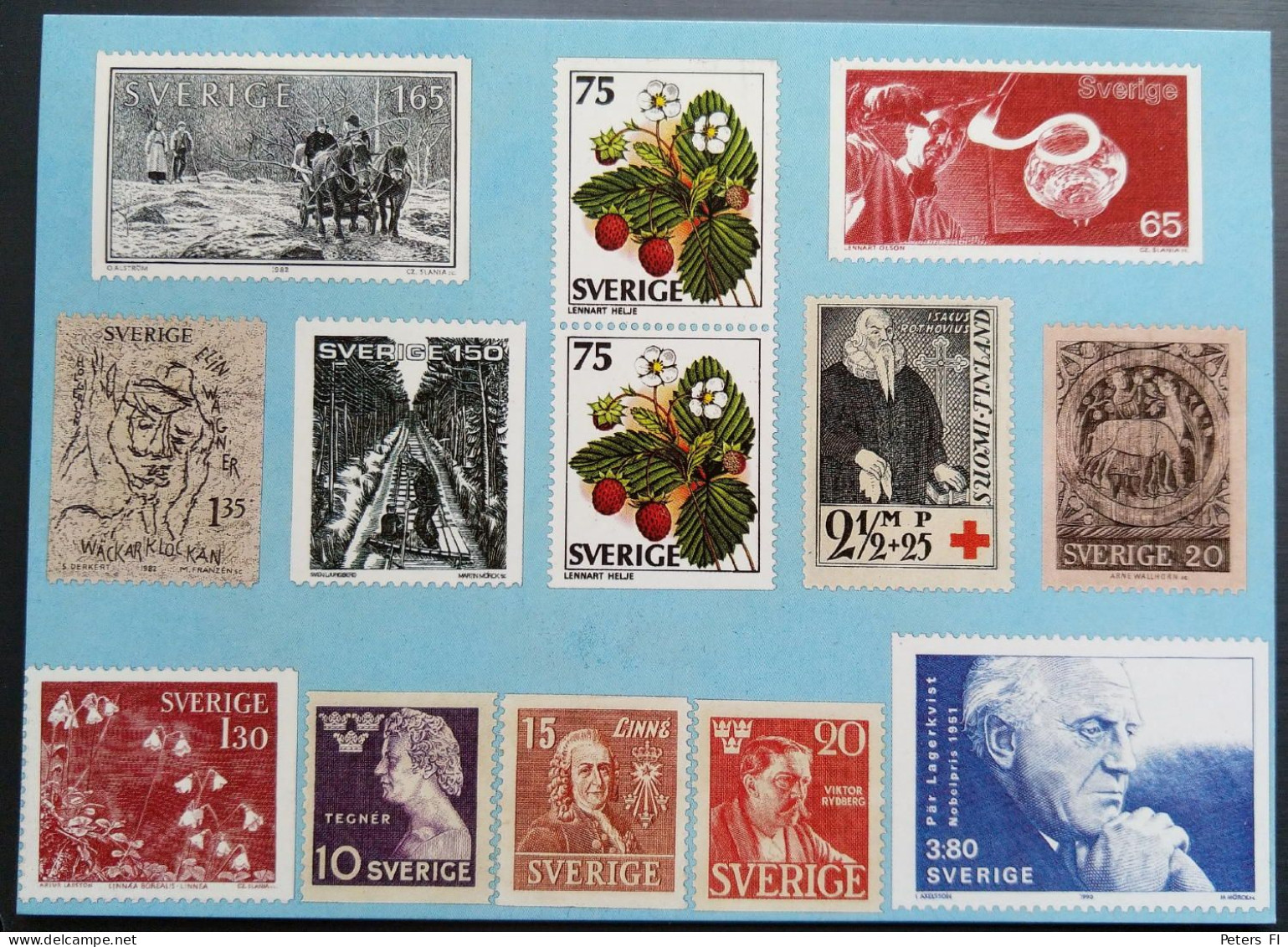 Schweden, Sonderstempel Växjö-Philatelistenkongress 1996 Auf Postkarte, Nicht Gelaufen - Autres & Non Classés