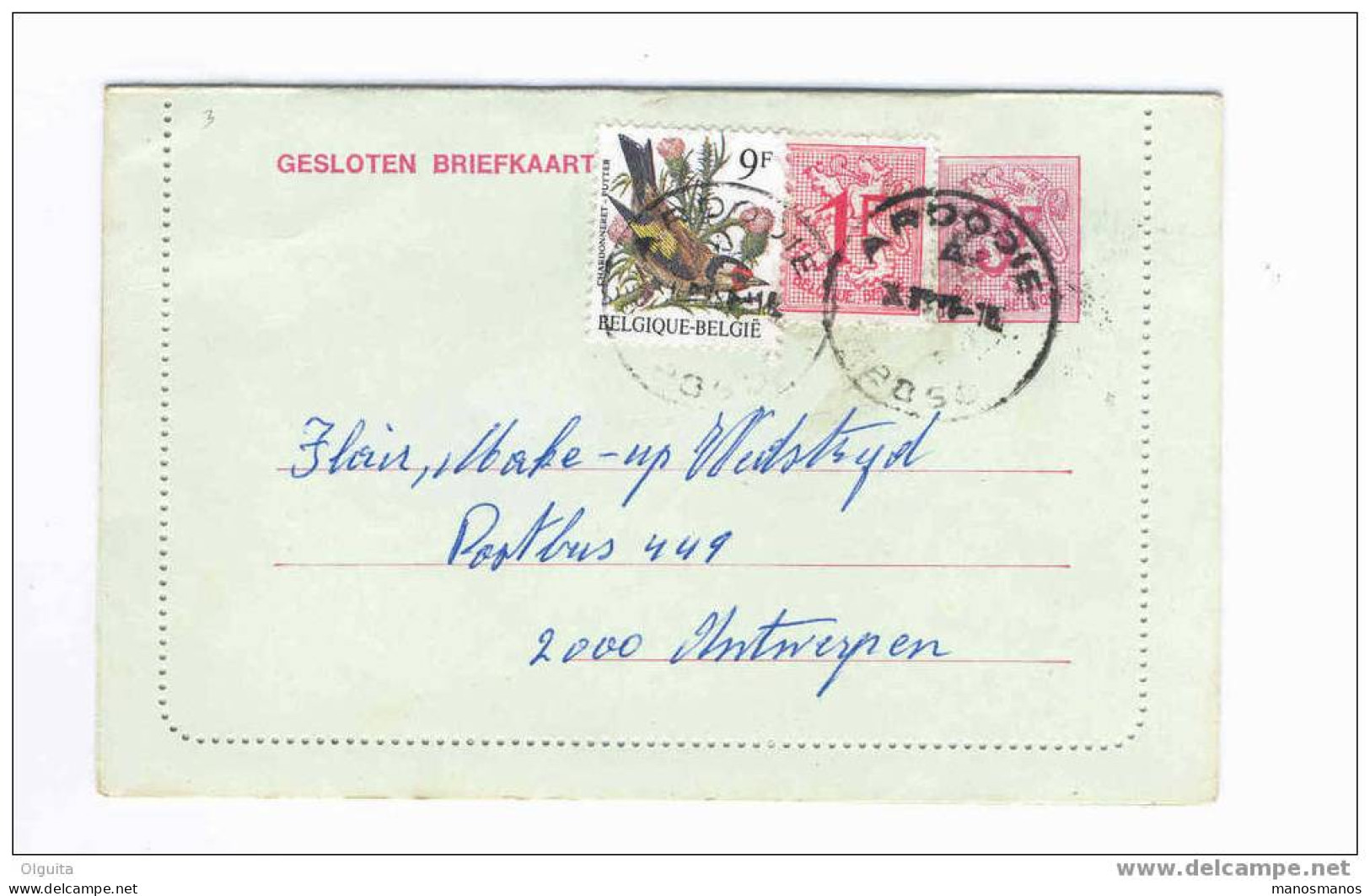 Carte-Lettre Moderne Avec Bords + TP Buzin  ARDOOIE  --  6 /092 - Postbladen