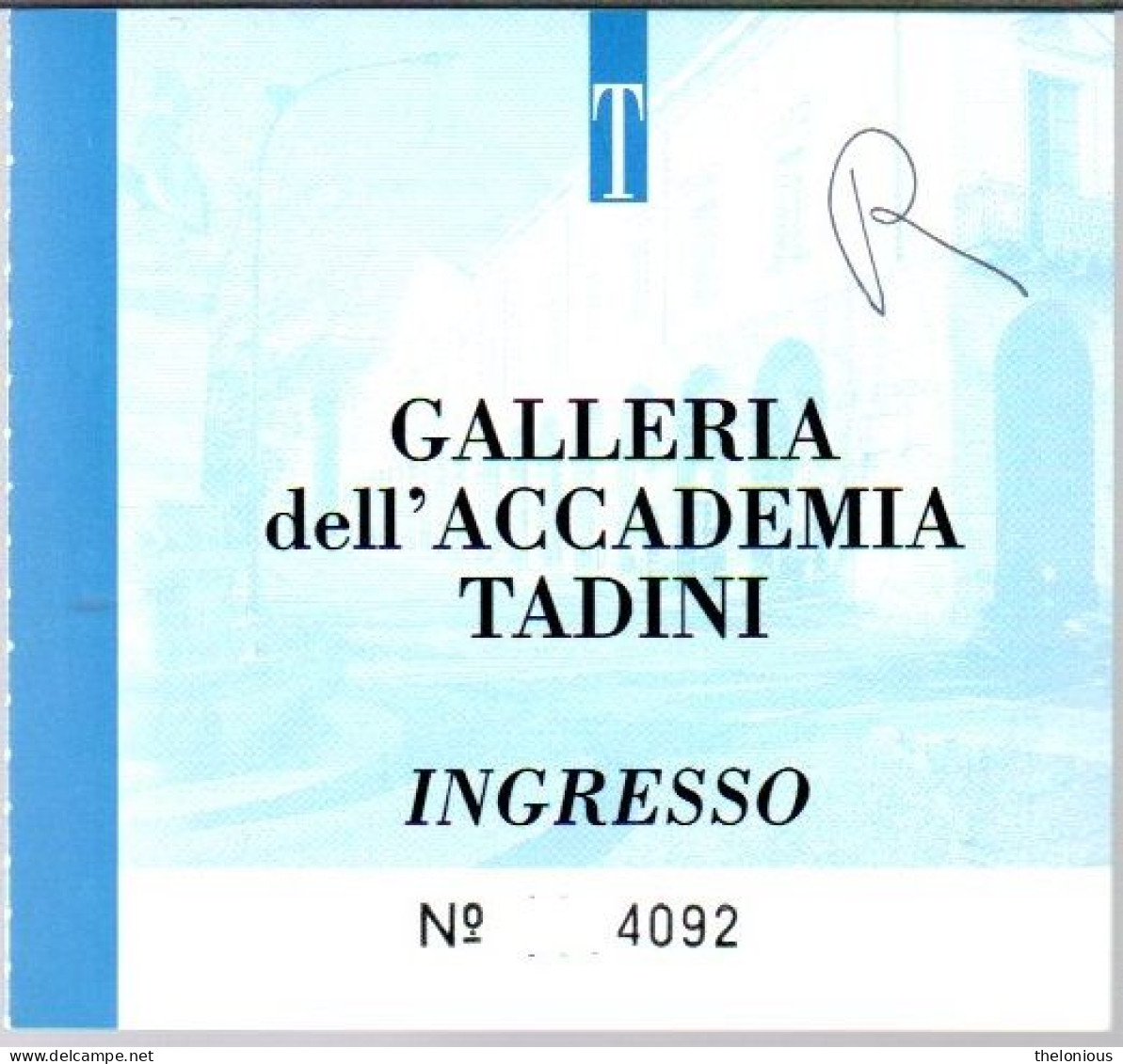 # Tiket - Galleria Dell'Accademia Tadini - Lovere (Bergamo) - Tickets D'entrée