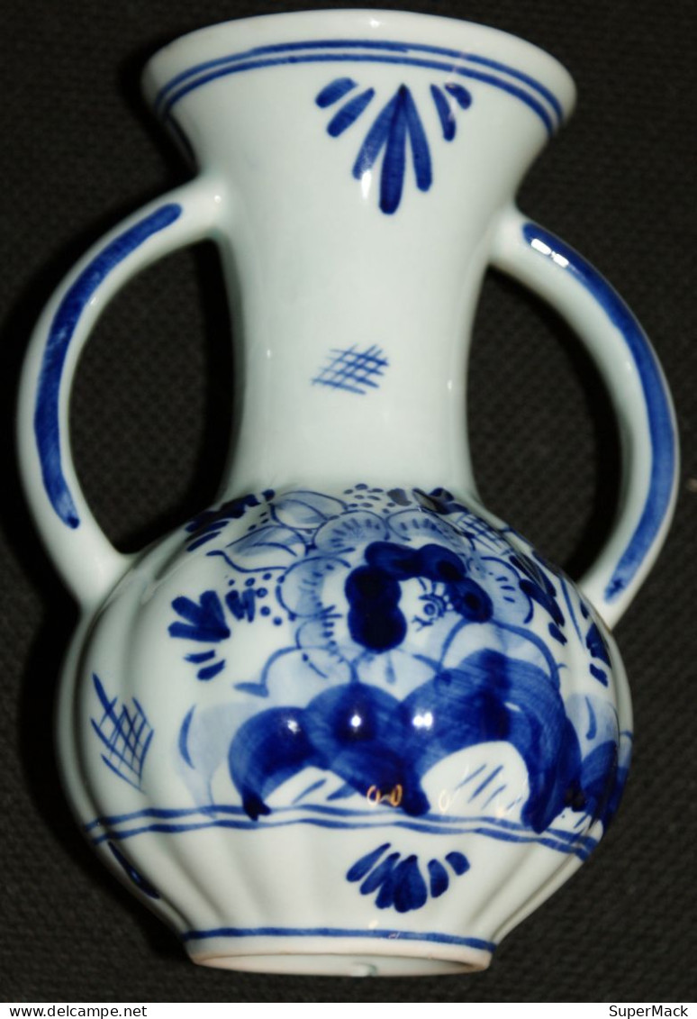 Ancien Petit Vase à Fleurs à Hanses Handpainted Delftsblauw - Delft (NLD)