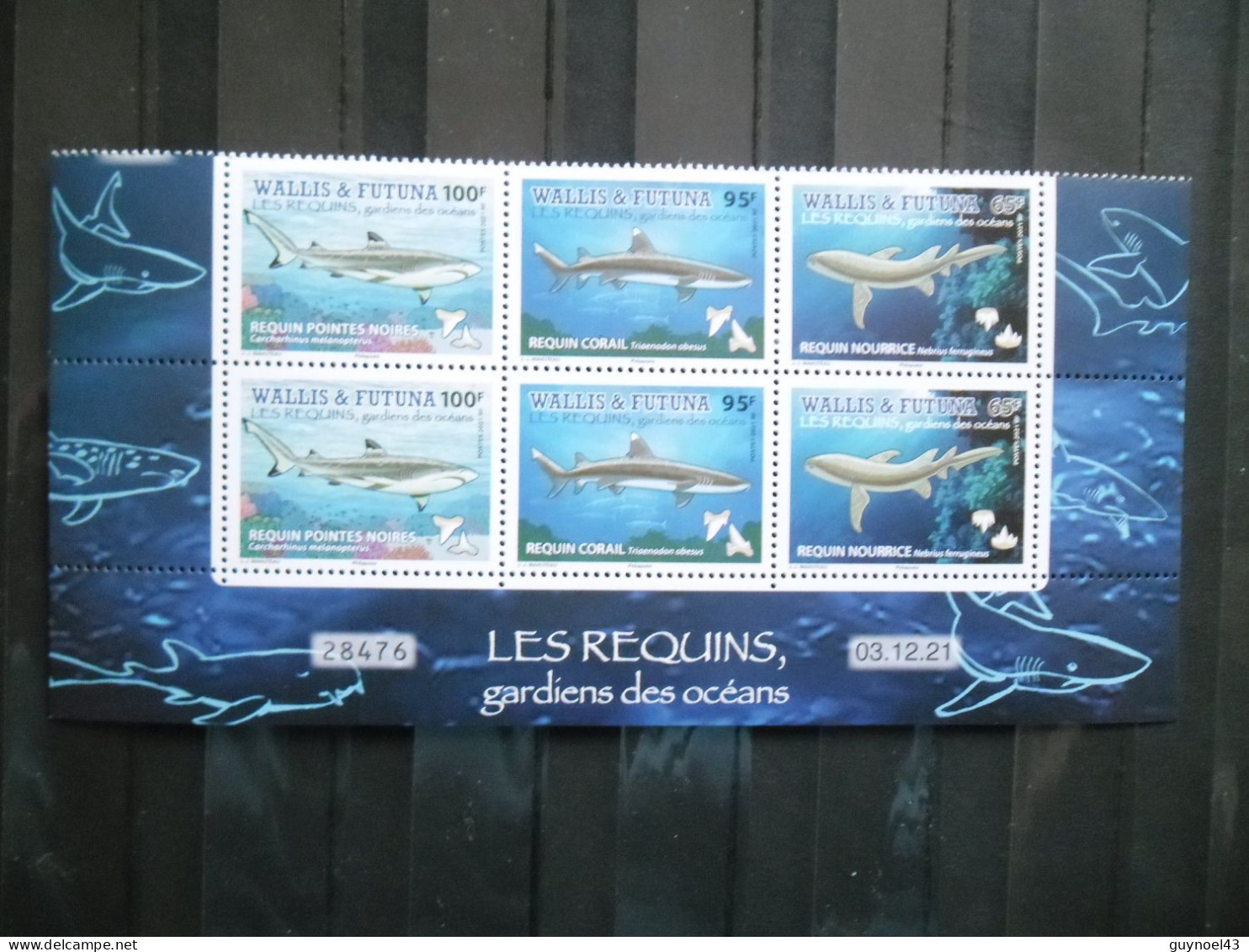 WF 2021 - Y/T 950 à 952 Daté 03-12-21 " Requins " Neuf*** - Unused Stamps