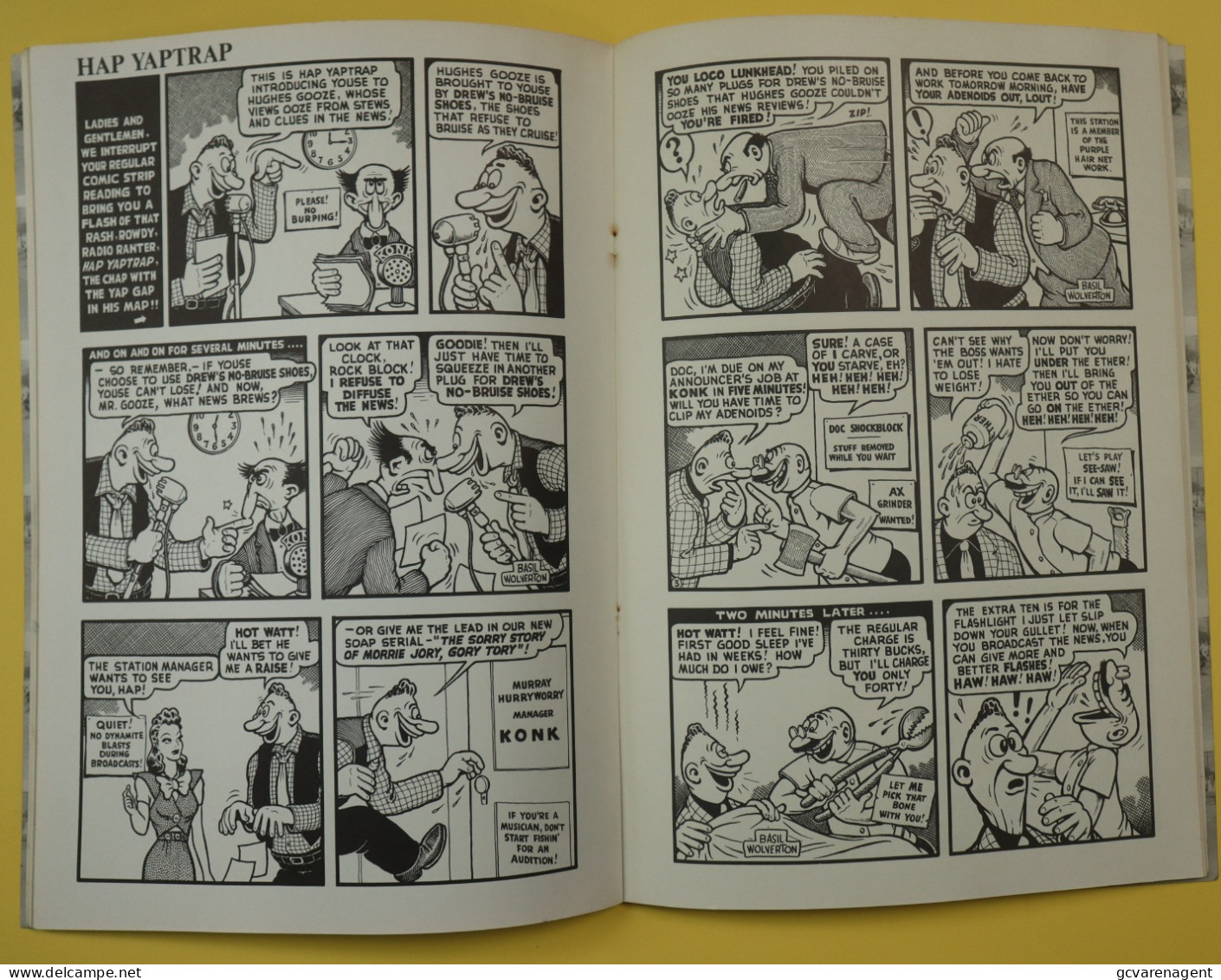 STRIP - FROLICS BY BASIL WOLVERTON - GROOT FORMAAT  40 X 28,50 CM  50 BLZ - 1 DUBBELE BLZIN KLEUR  ZIE AFBEELDINGEN - Andere Uitgevers